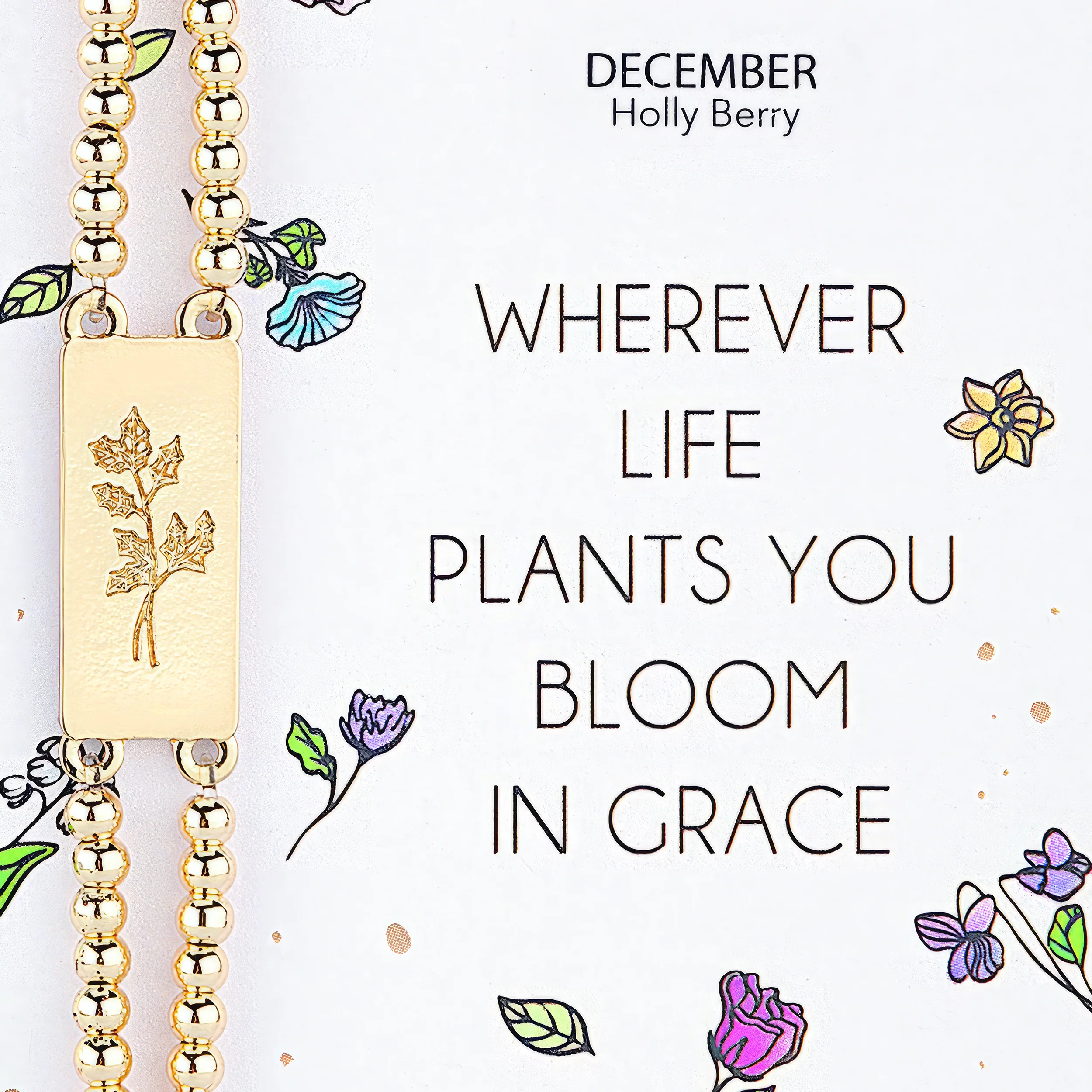 Alexa's Angels Birth Flower Bracelet - Image 12