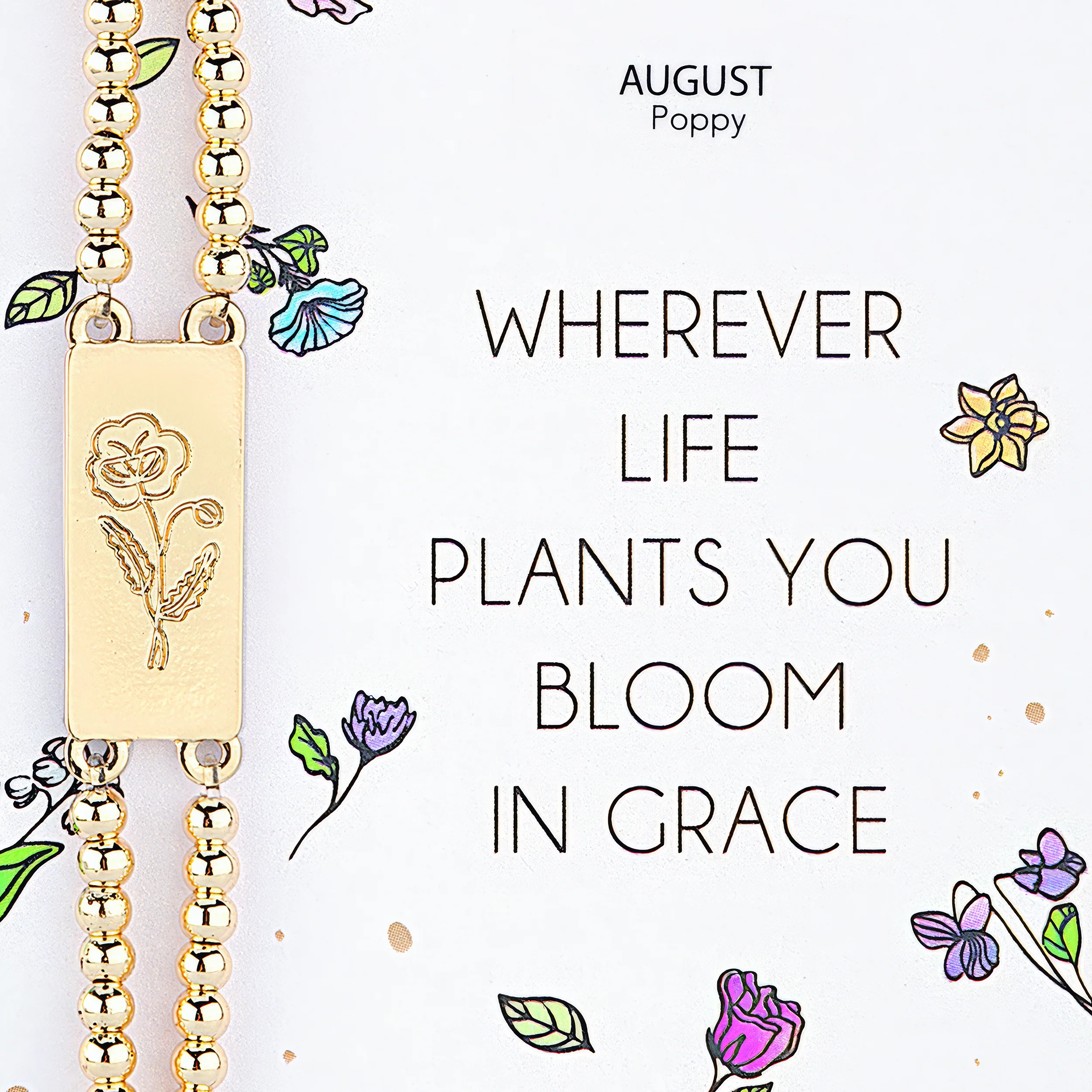Alexa's Angels Birth Flower Bracelet - Image 8