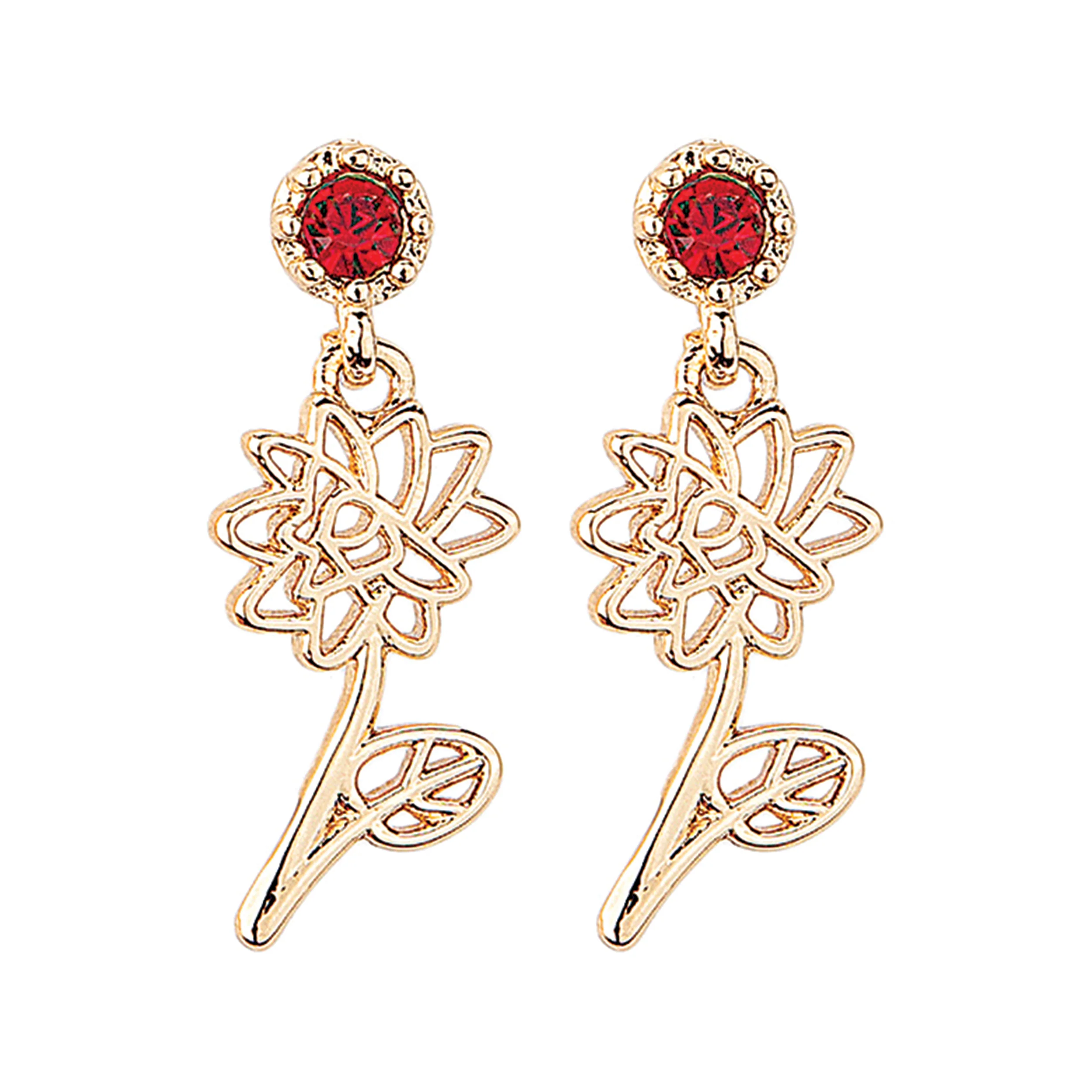 Alexa's Angels Birthstone Flower Earrings - Image 13