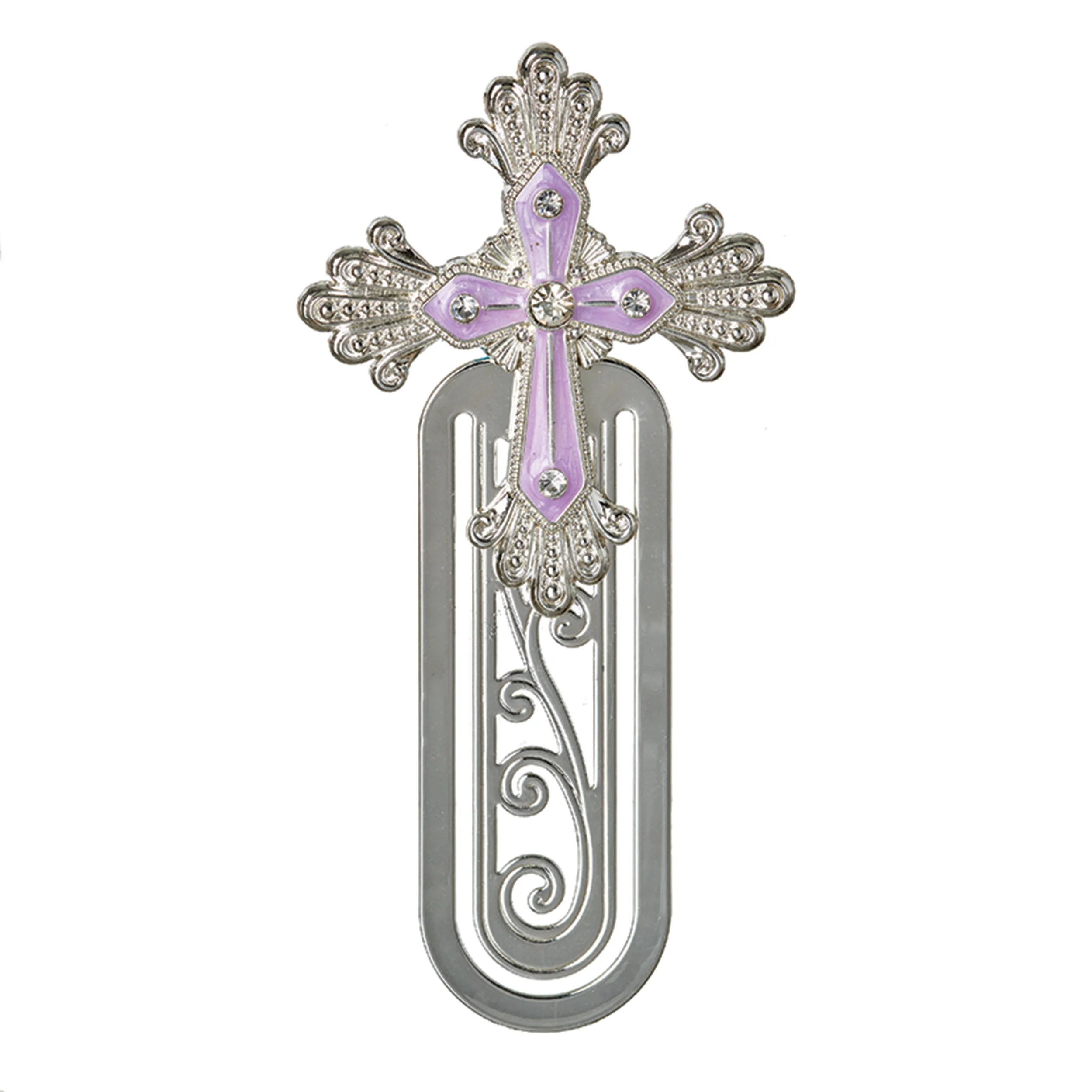 Caroline Collection Birthstone Jeweled Cross Bookmark - Image 6