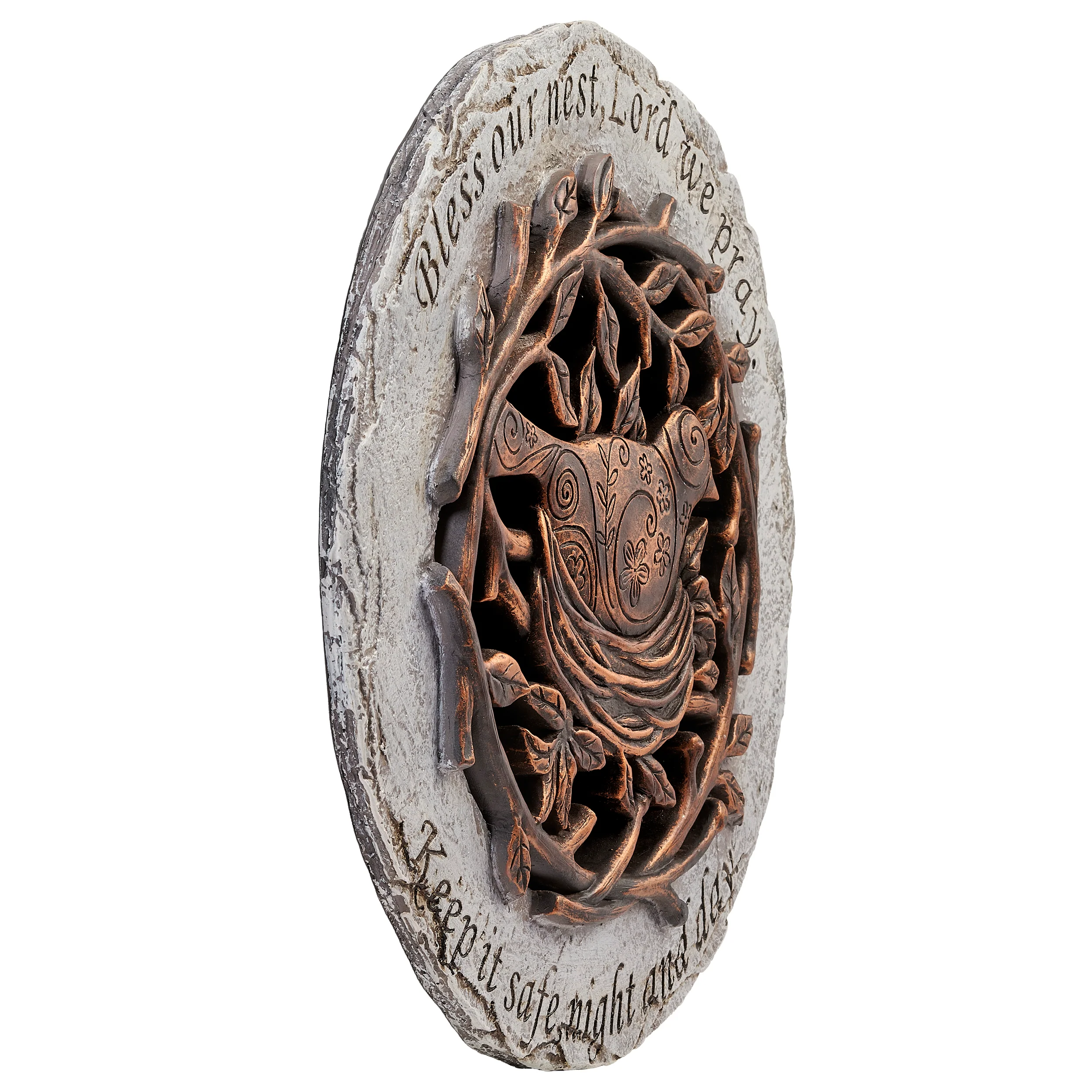 "Bless our nest, Lord we pray. Keep it safe, night and day" Garden Stone - Image 4
