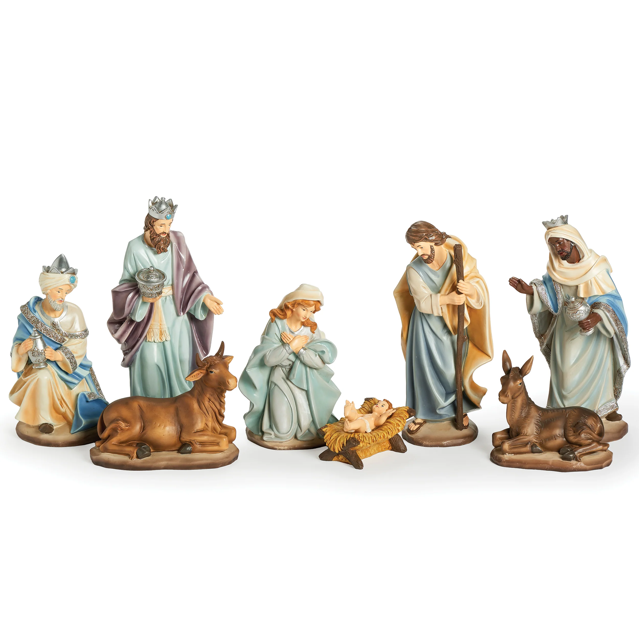 Celestial Blue Nativity Nativity Set