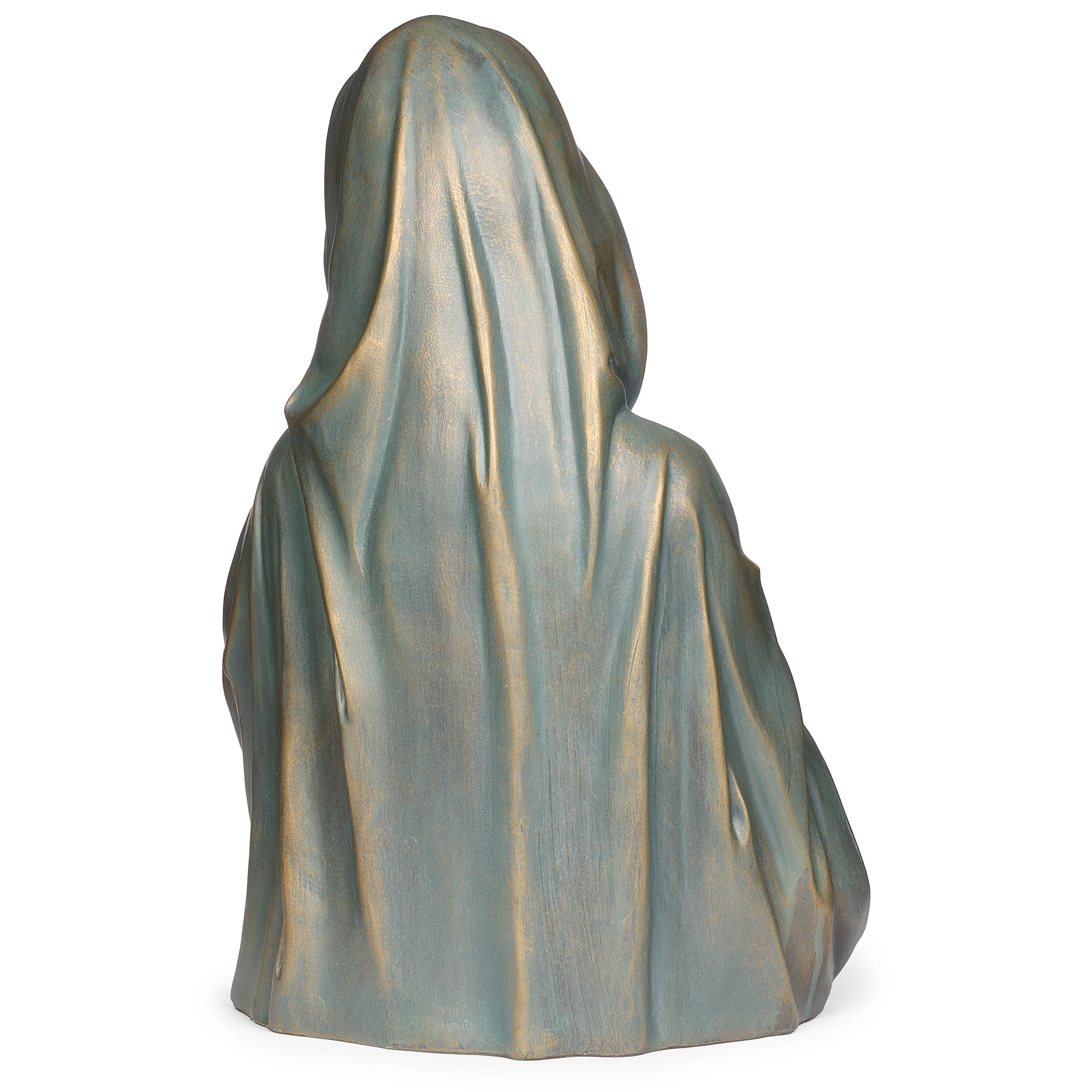 Bronze Madonna & Child Garden Statue - Image 5