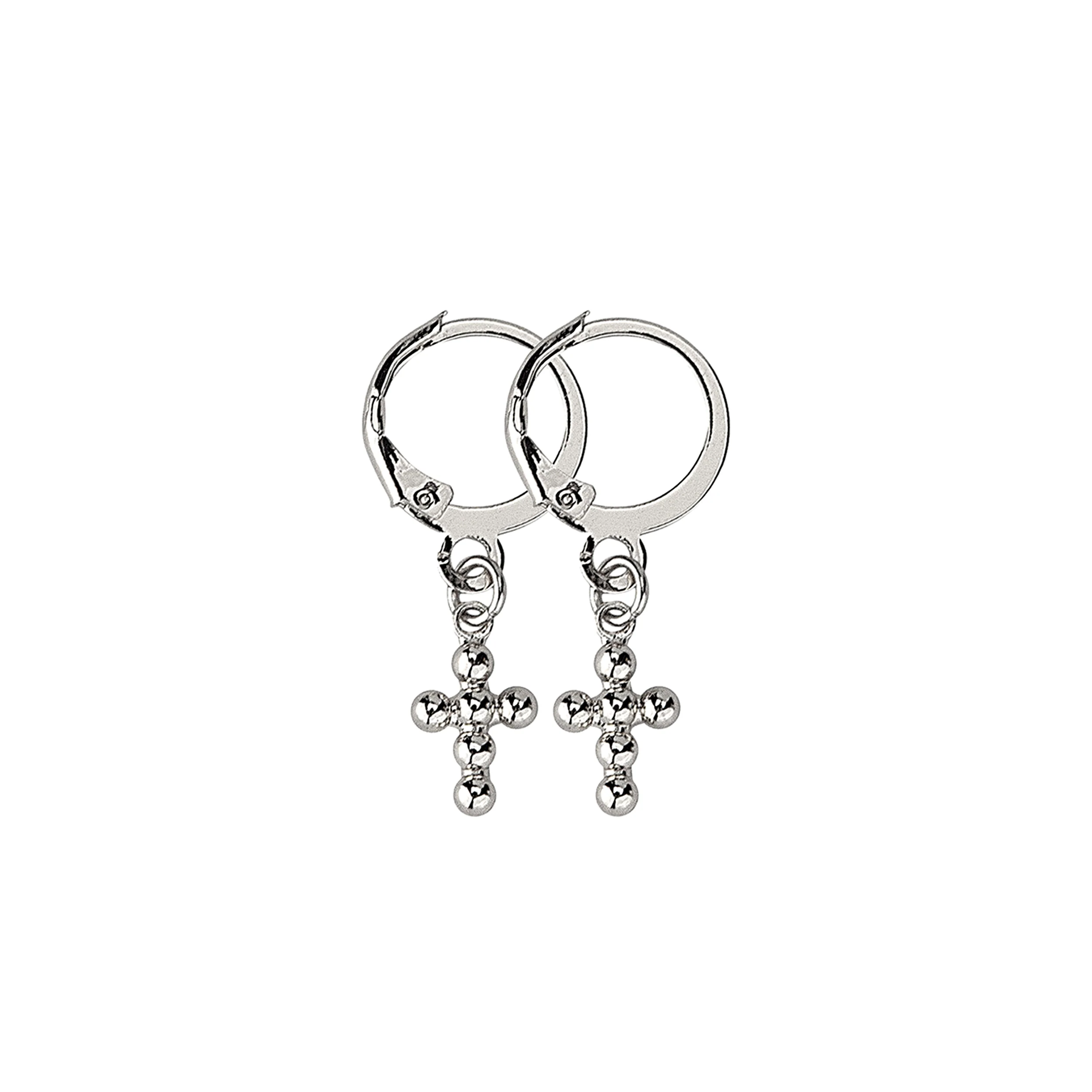 Alexa's Angels Bubble Cross Earrings - Image 2
