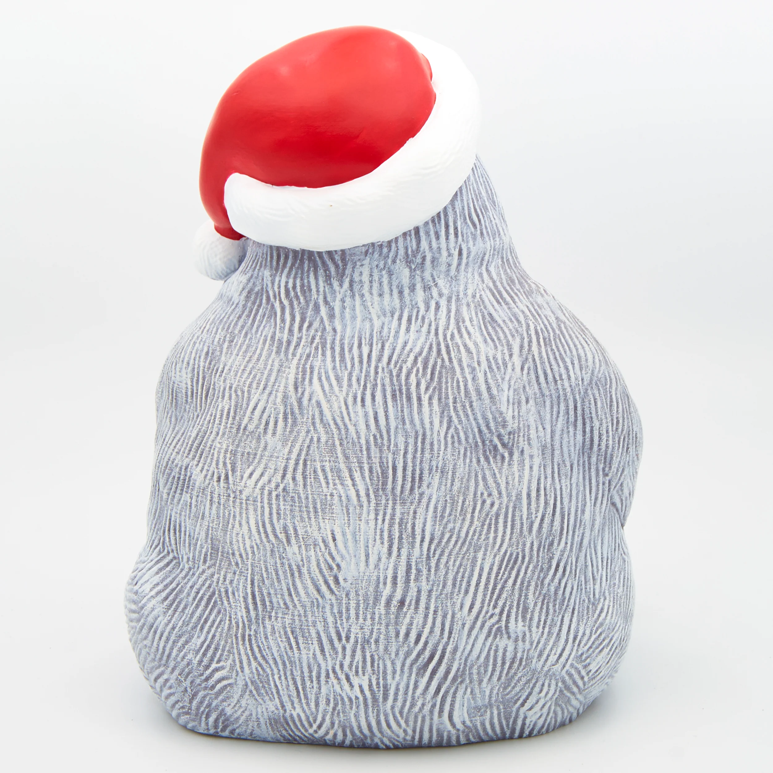 Bumble with Santa Hat Garden Statue - Pudgy Pals - Image 3