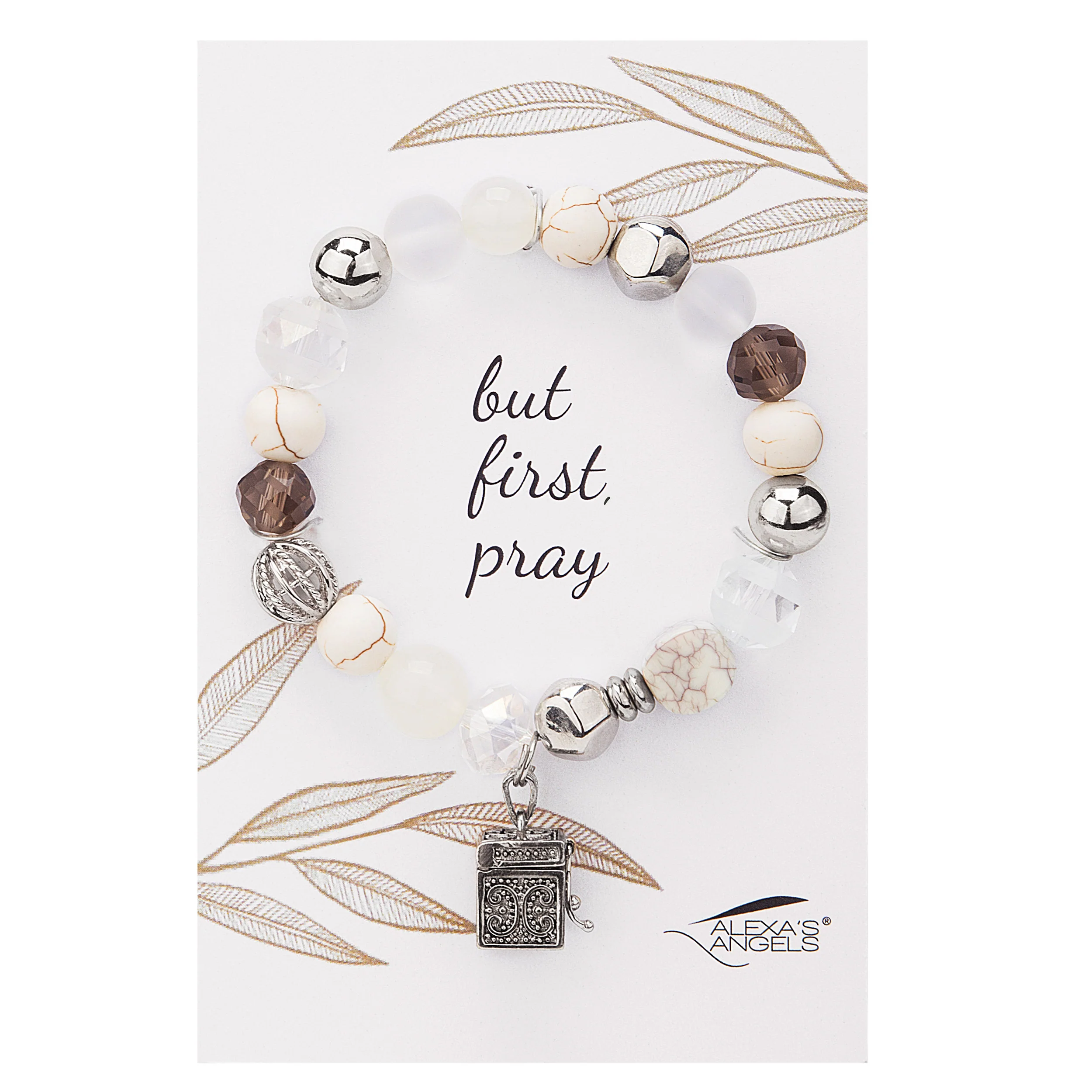 Alexa's Angels "But First, Pray" Prayer Box Bracelet - Image 3
