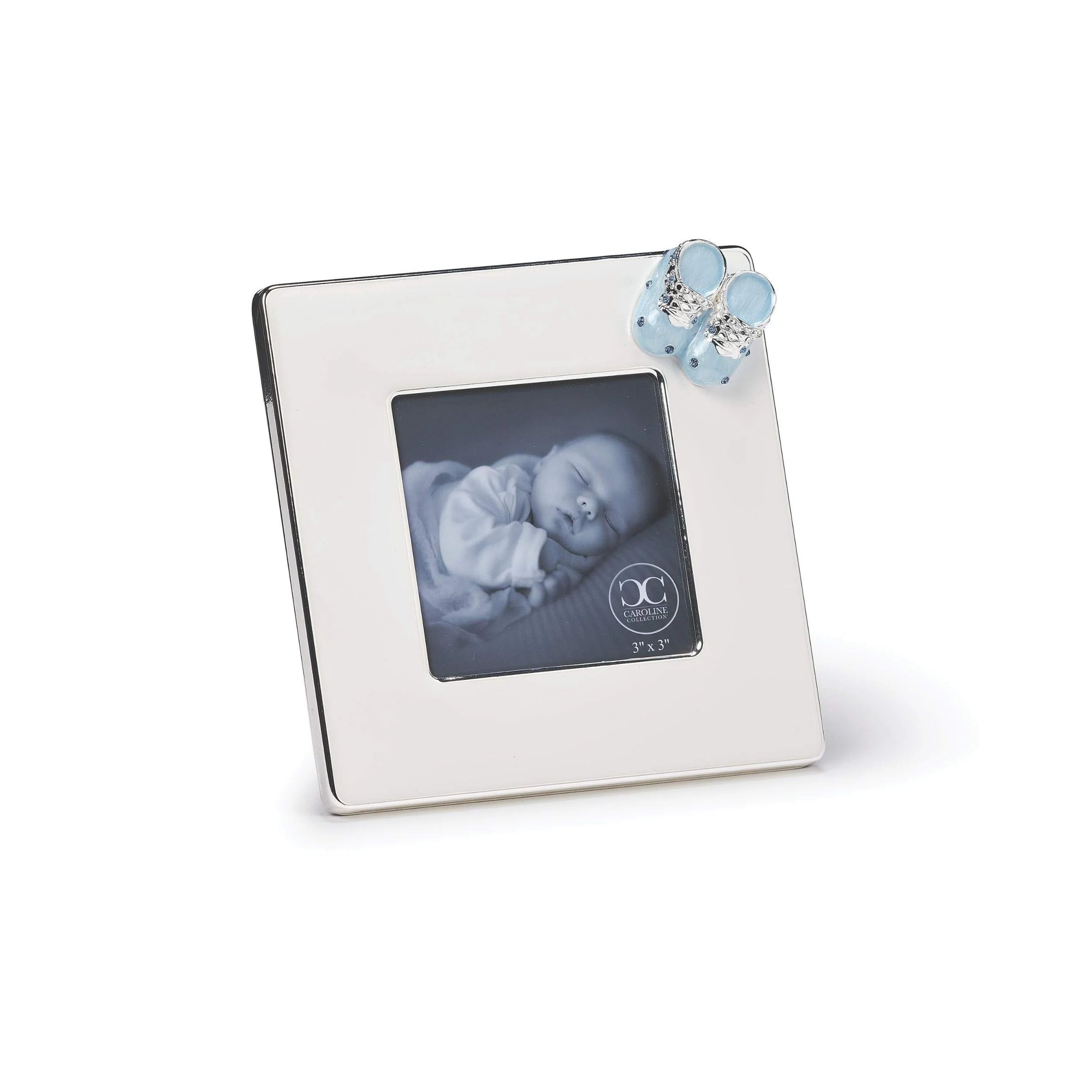 Caroline Collection Baby Shoe Photo Frame - Image 2