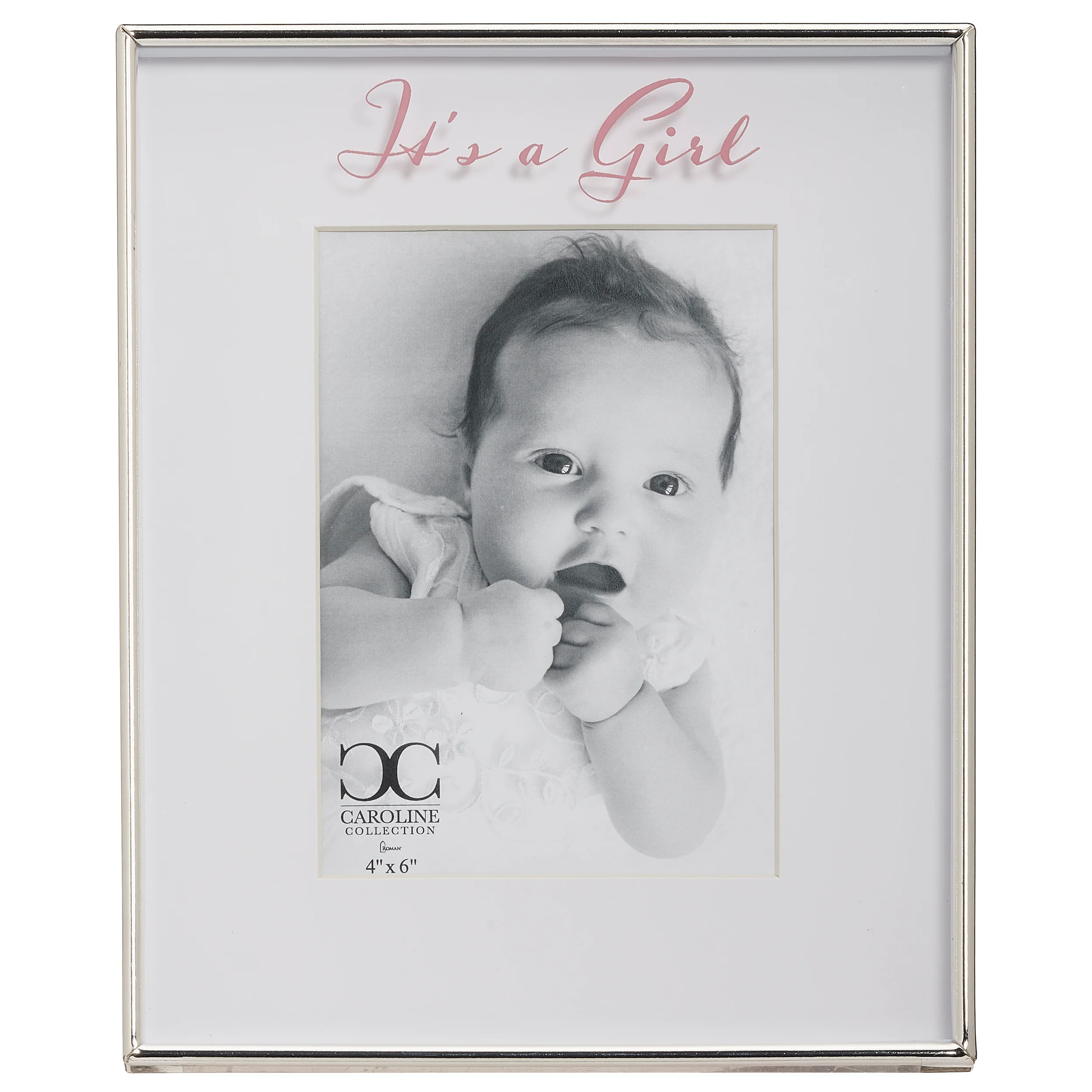 Caroline Collection "It's a Girl" Baby Photo Frame - Image 4