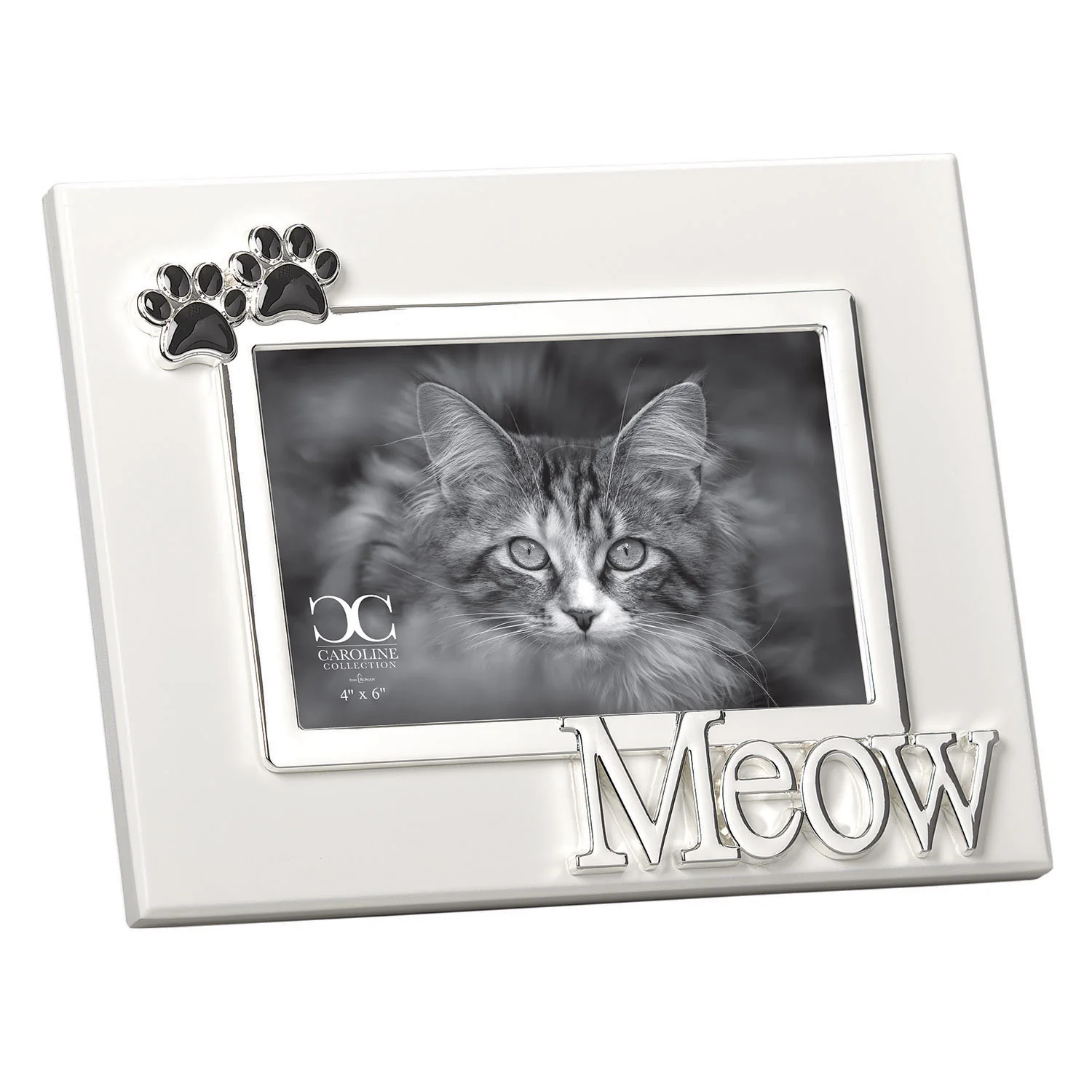 Caroline Collection Cat Meow Frame with Paw Accents - Image 4