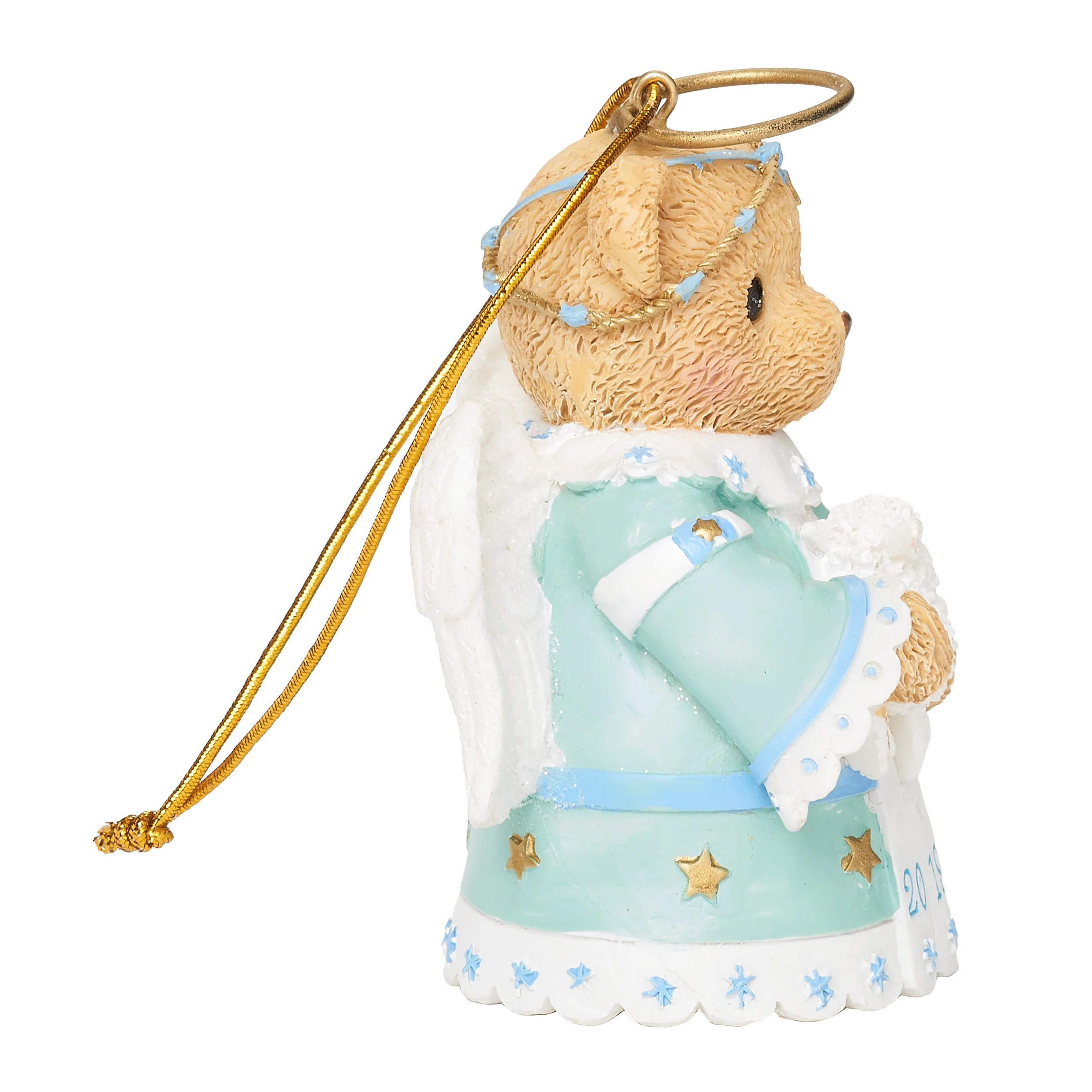 Cherished Teddies Angel Bear Bell Ornament - Image 3