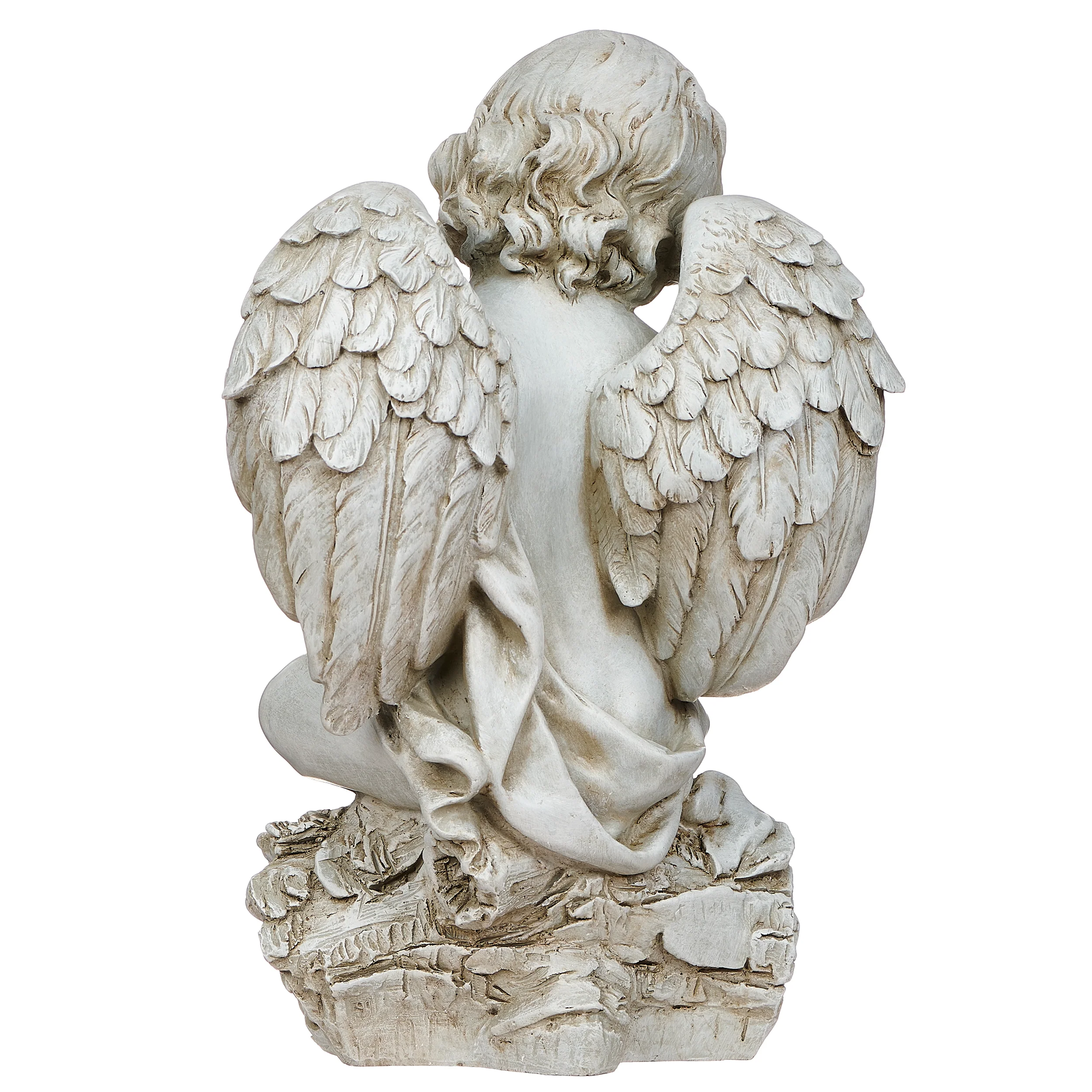 Joseph's Studio Cherub With Dove Garden Statue - Image 5