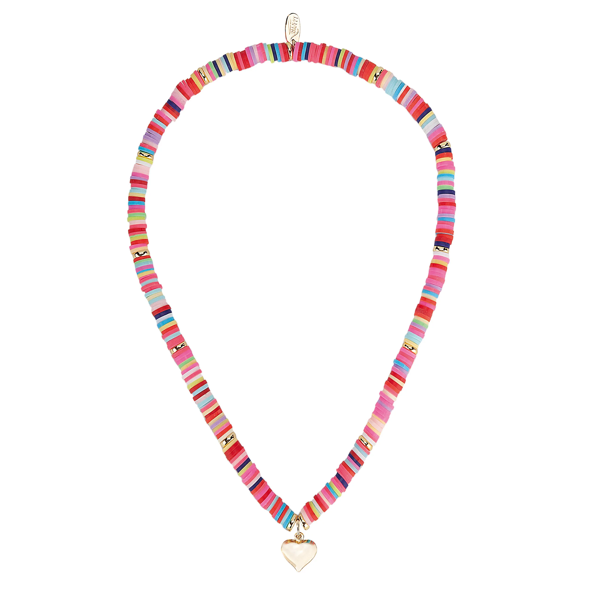 Alexa's Angels Children's Heishi Bead Faith & Love Necklace - Image 3