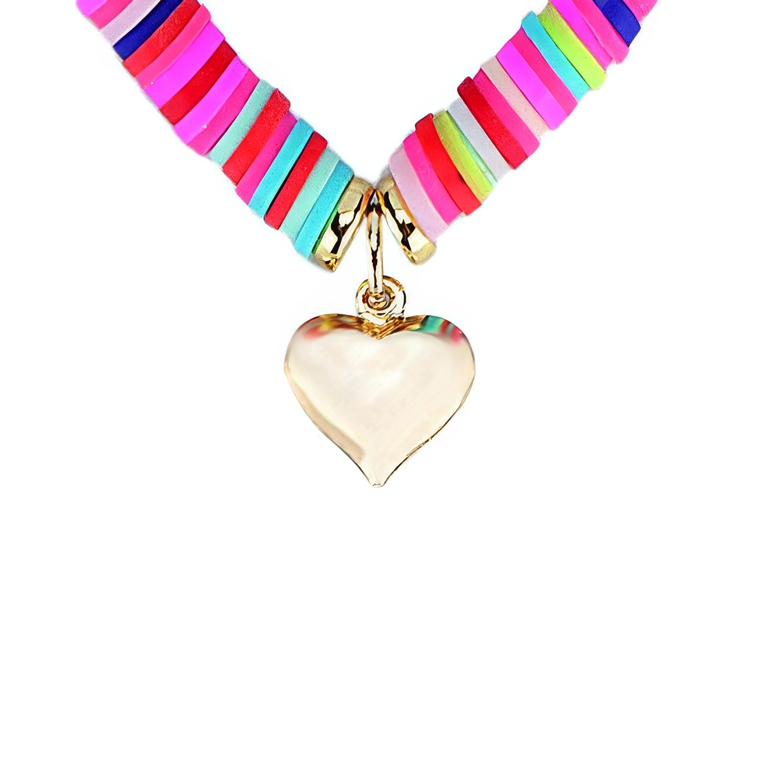 Alexa's Angels Children's Heishi Bead Faith & Love Necklace - Image 4