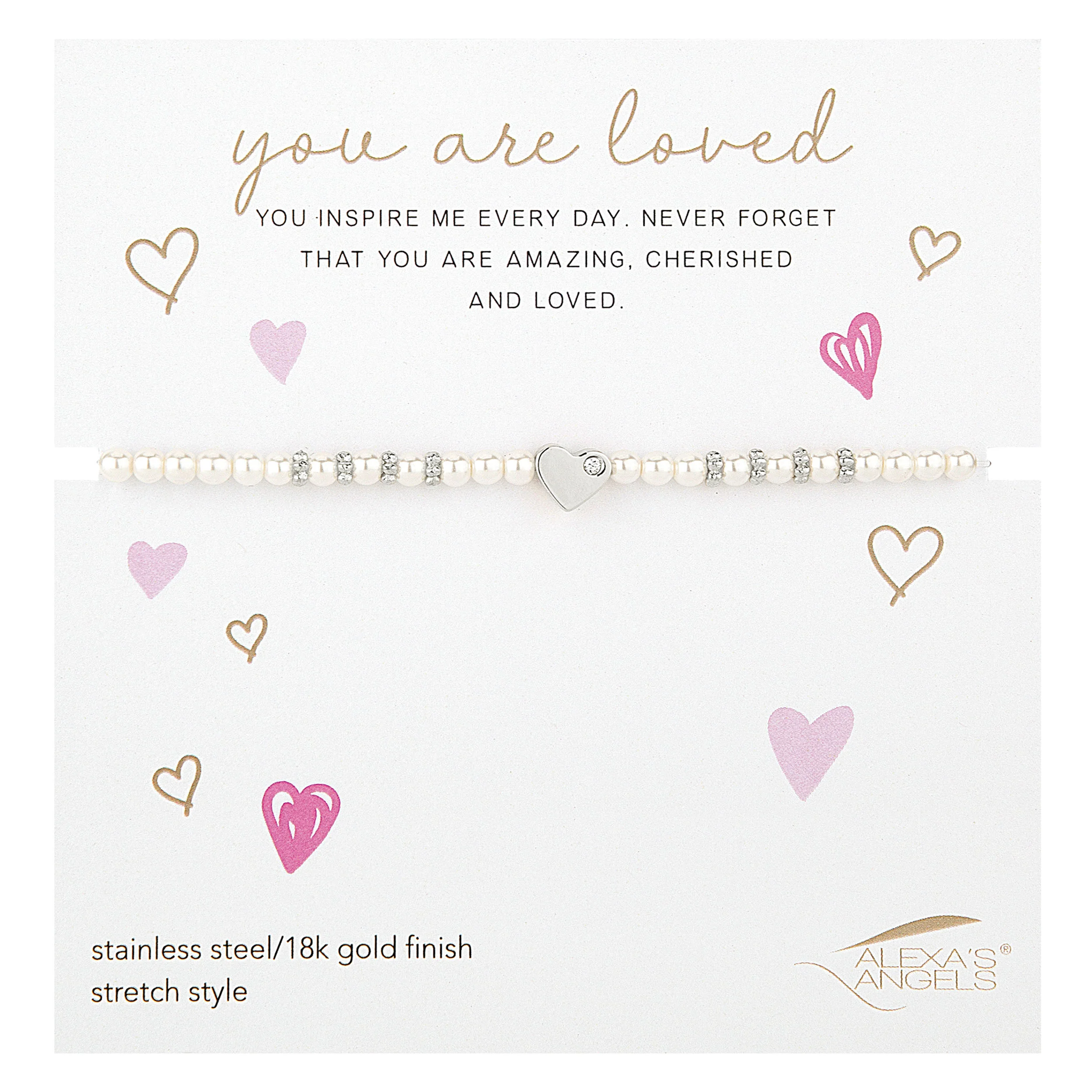 Alexa's Angels Children's "You Are Loved" Heart Bracelet - Image 3