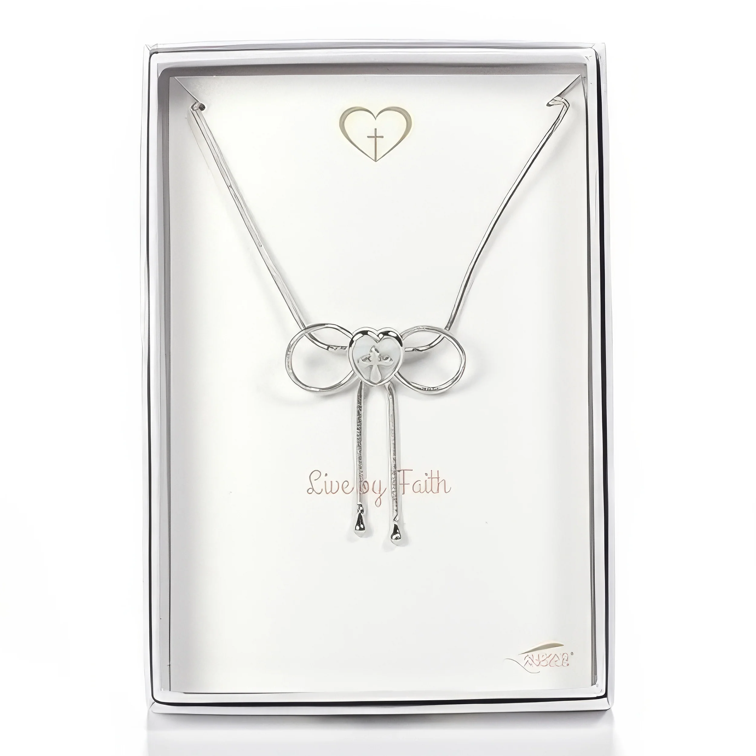 Alexa's Angels Bow Necklace for a child - Image 2