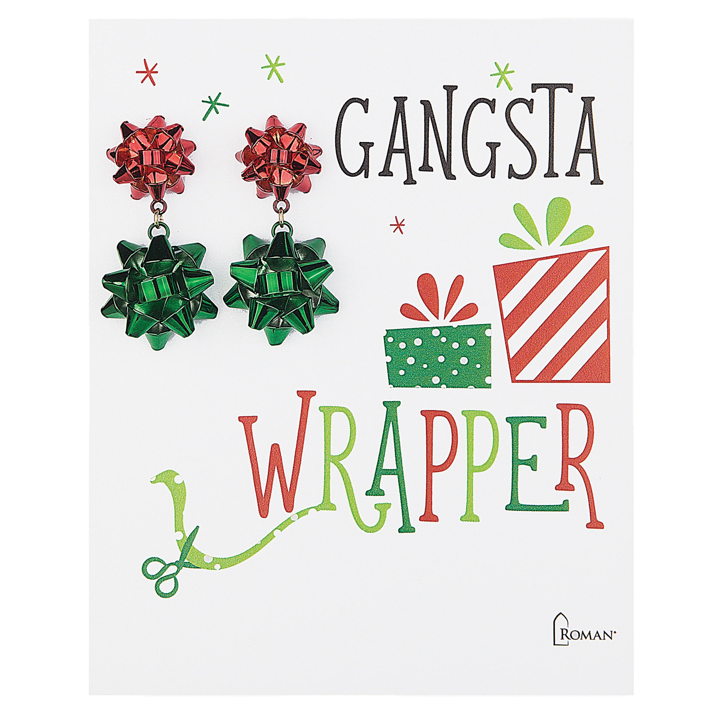 Christmas Bow Earrings - Image 3