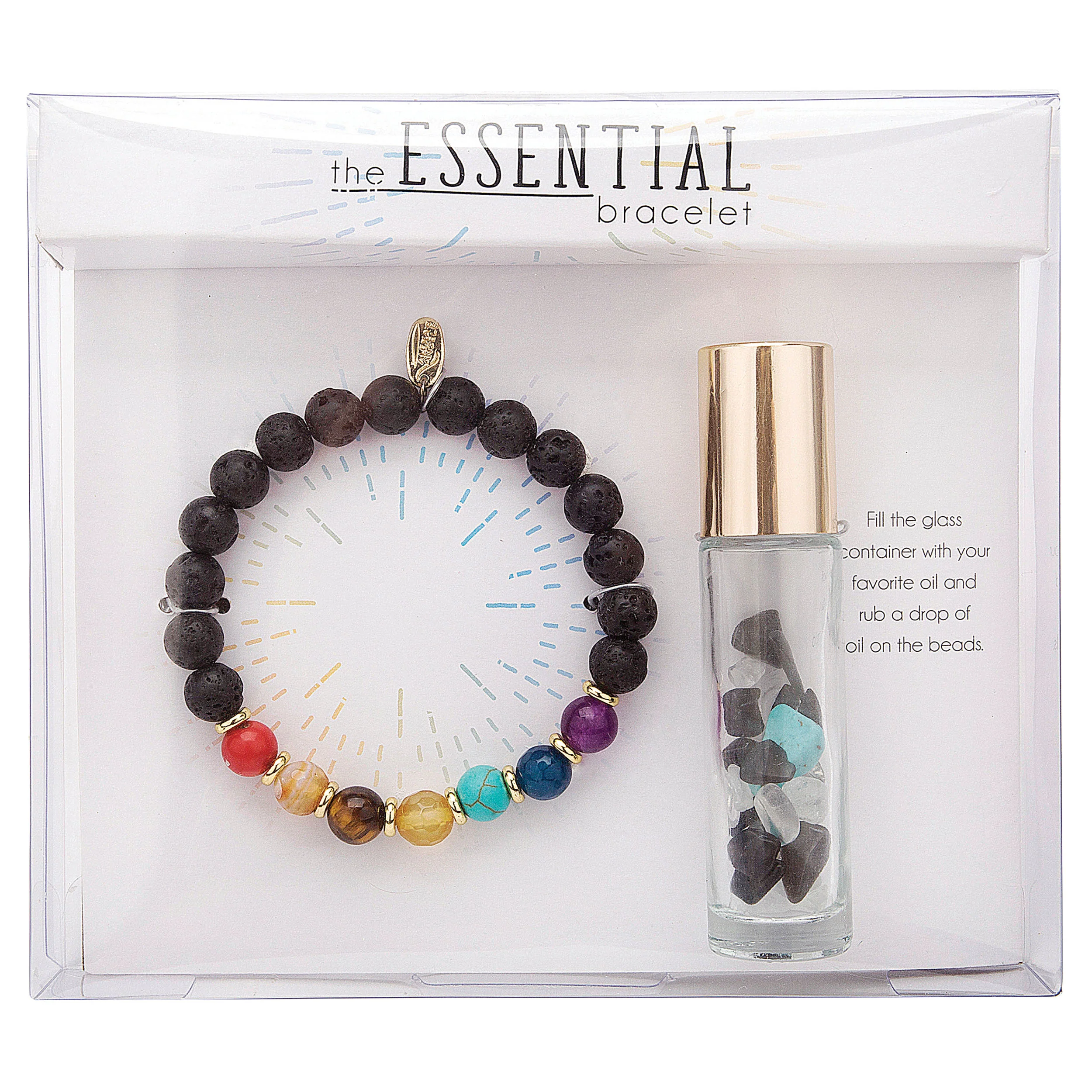 Alexa's Angels Natural Stone Bracelet & Glass Vial Set - Image 2