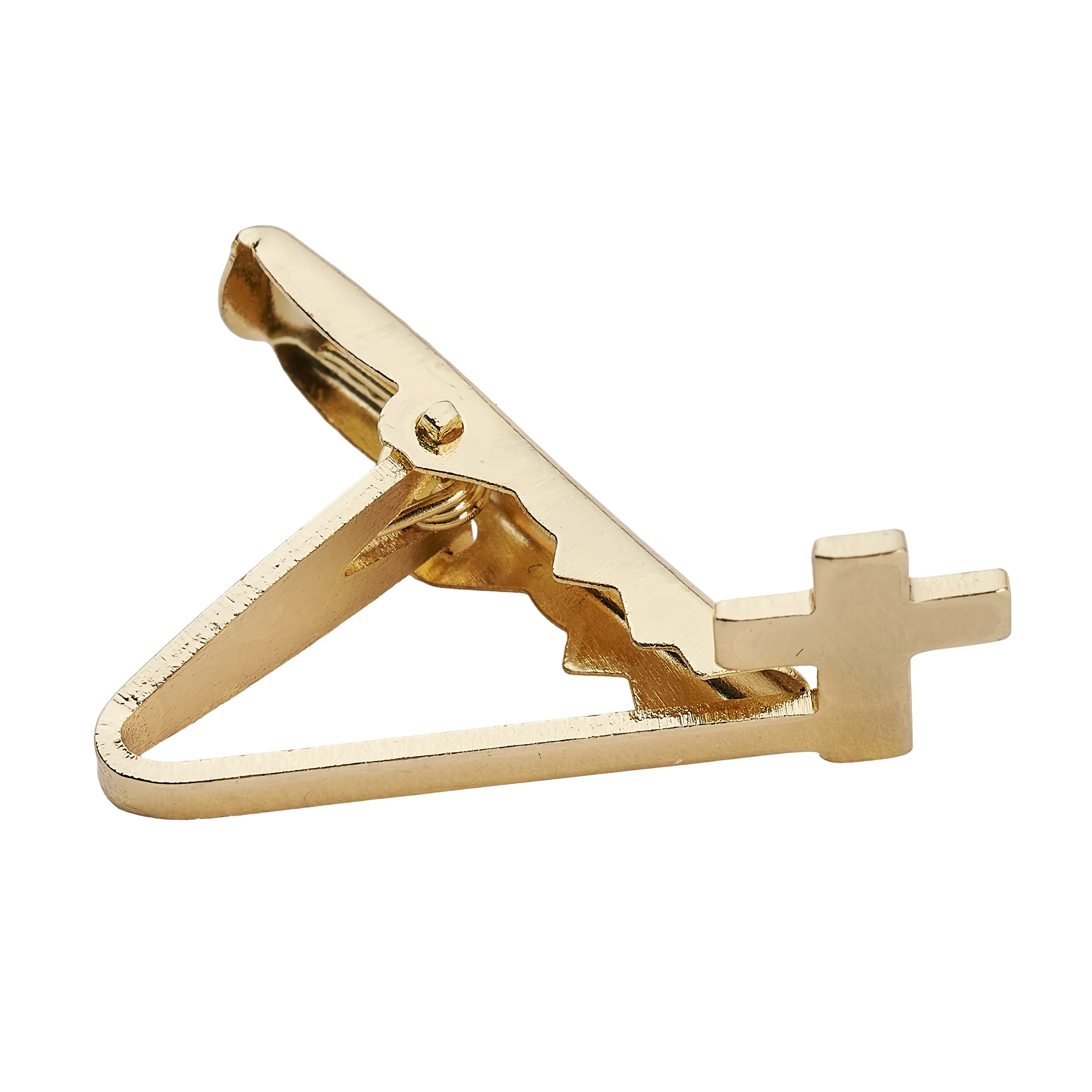 First Communion Cross Gold Tie Bar - Image 2