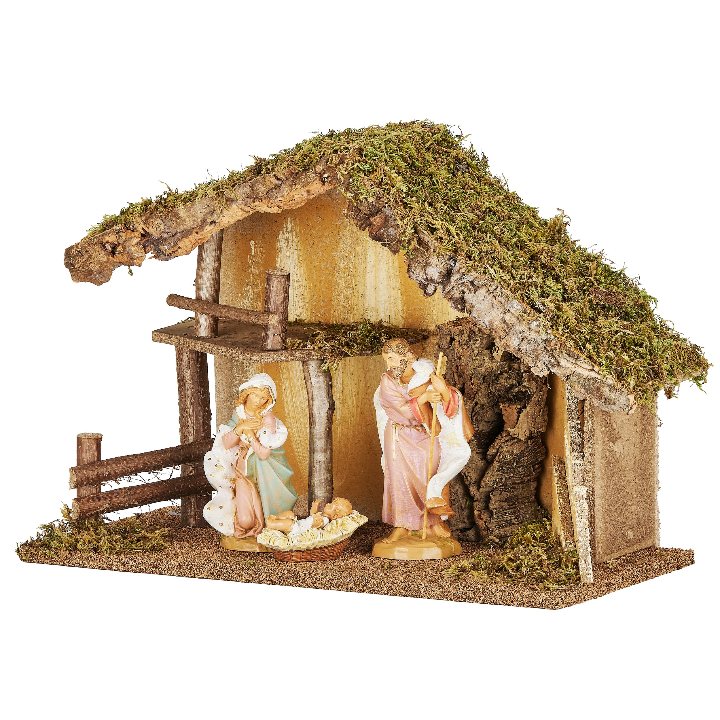 Fontanini 3-PC Nativity Set with Italian Stable - 7.5" Scale - Image 2