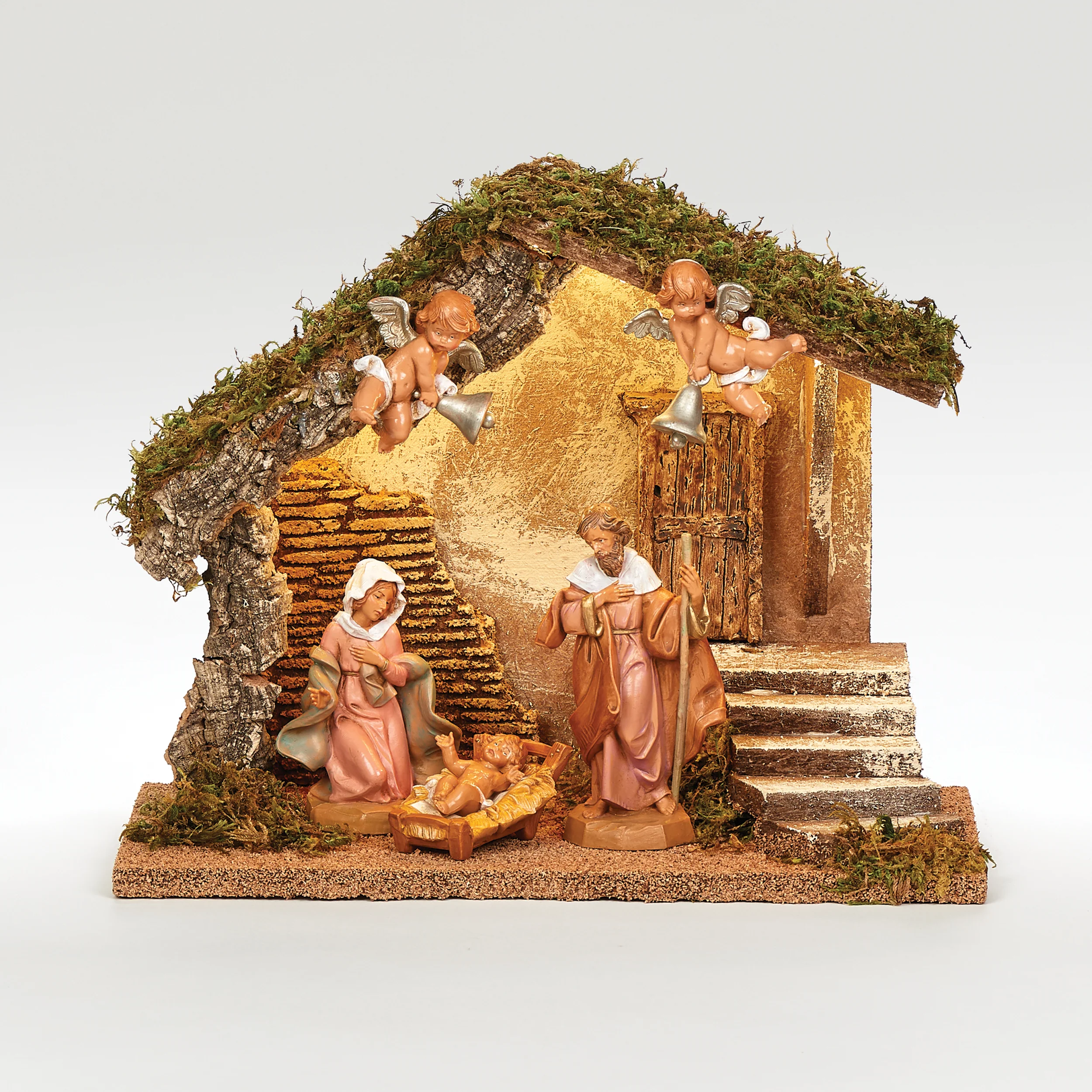 Fontanini 5-PC Lighted Wedding Nativity Set with Italian Stable - 5" Scale