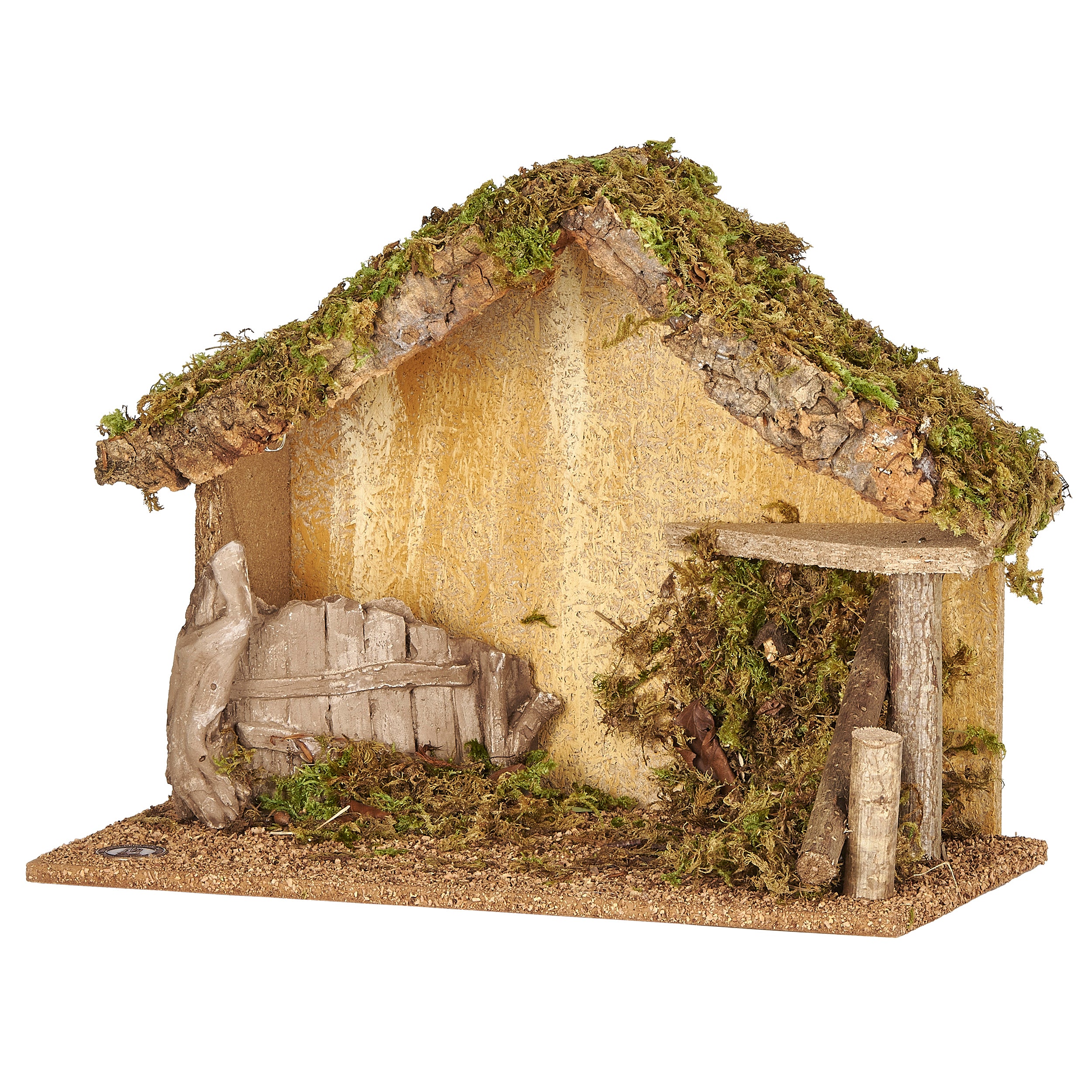 Fontanini 5" Scale Lighted Woodland Stable - Image 2