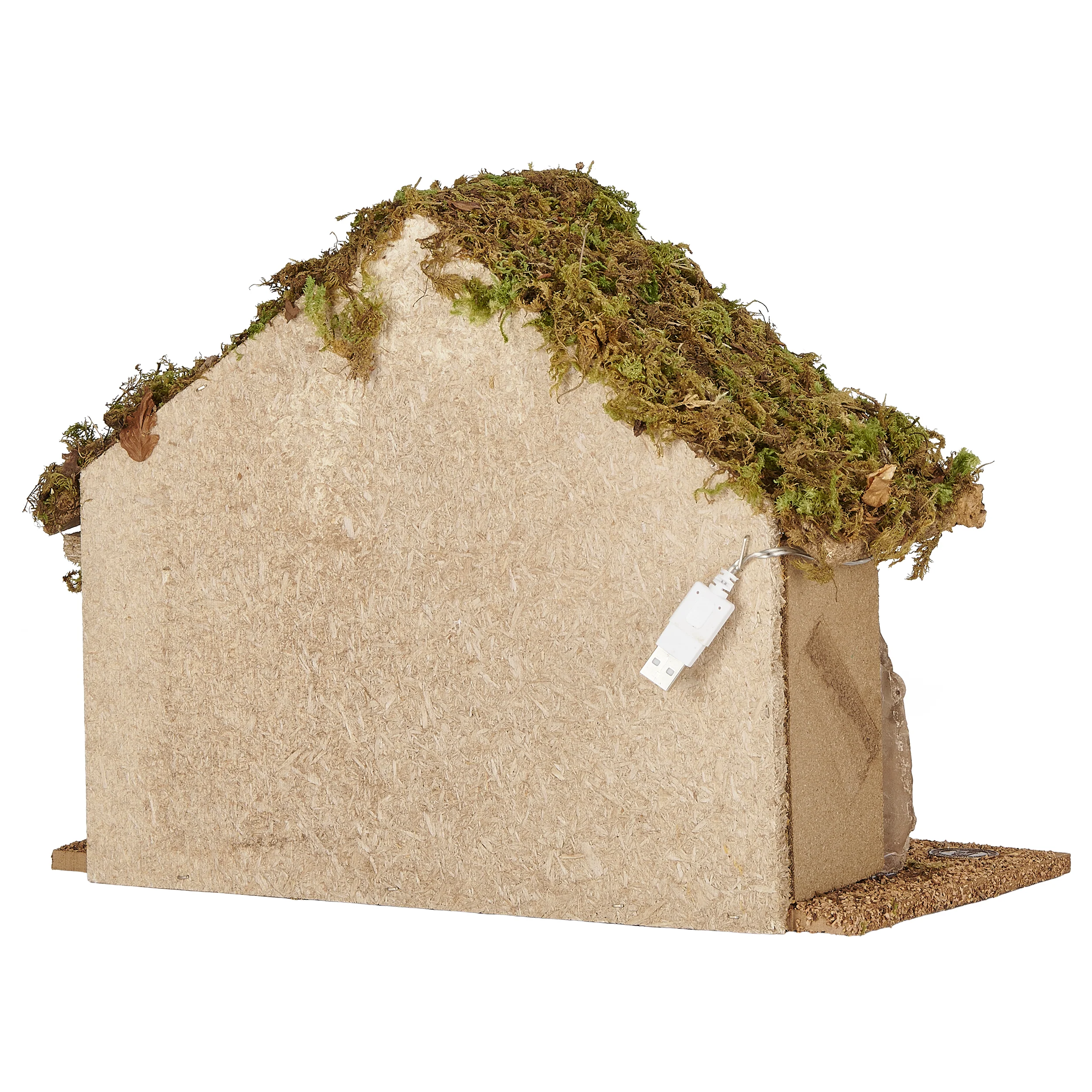 Fontanini 5" Scale Lighted Woodland Stable - Image 5