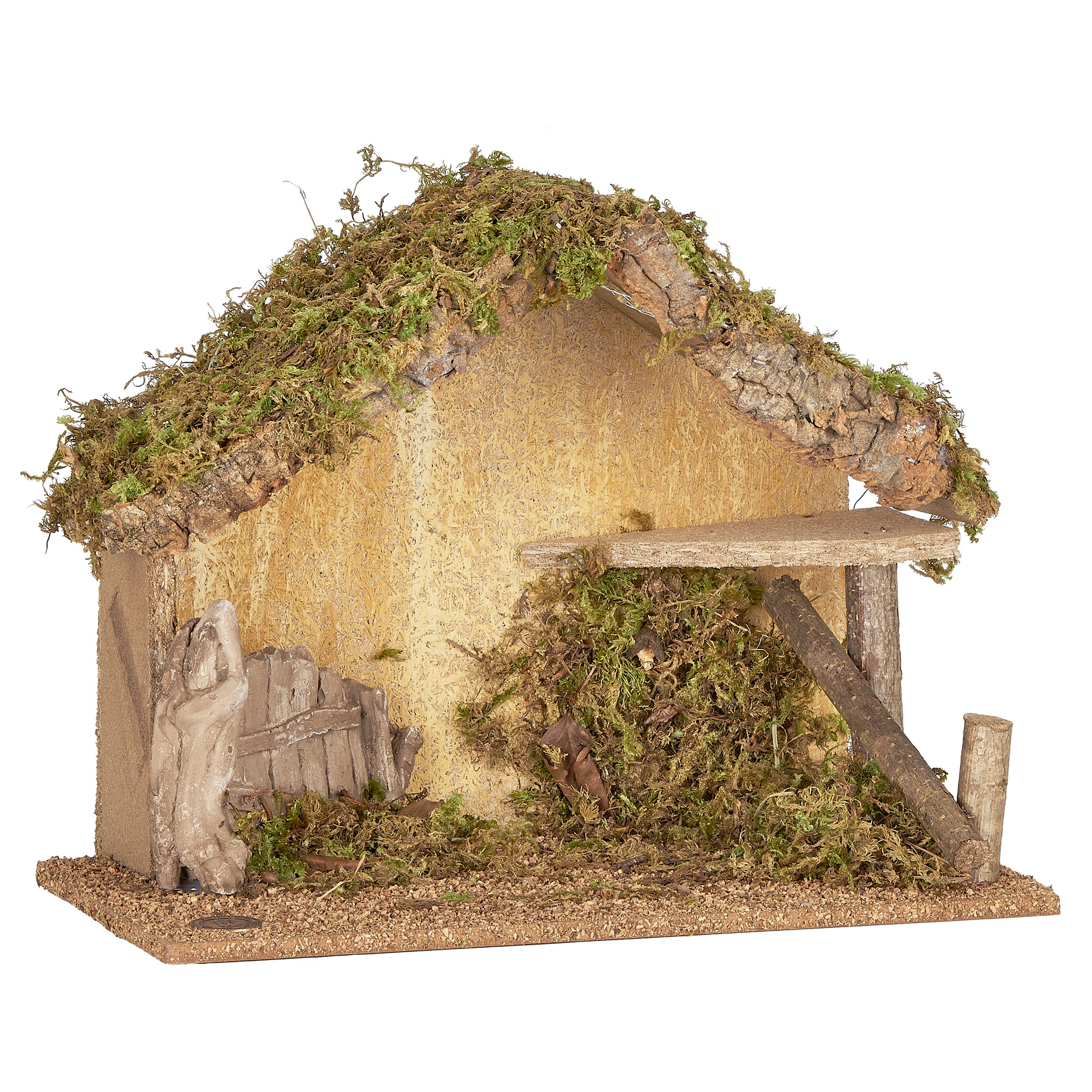 Fontanini 5" Scale Lighted Woodland Stable - Image 6