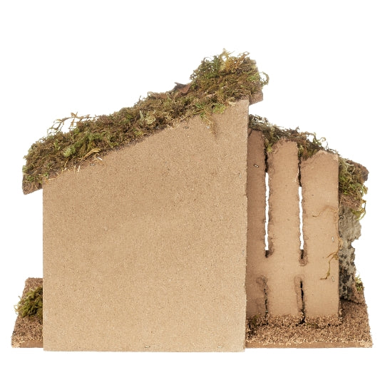 Fontanini 5" Scale Slanted Birch Italian Stable - Image 4
