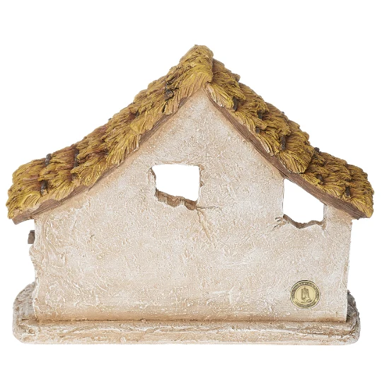 Fontanini Nativity Stable with Thatch Roof - 5" Scale - Image 4