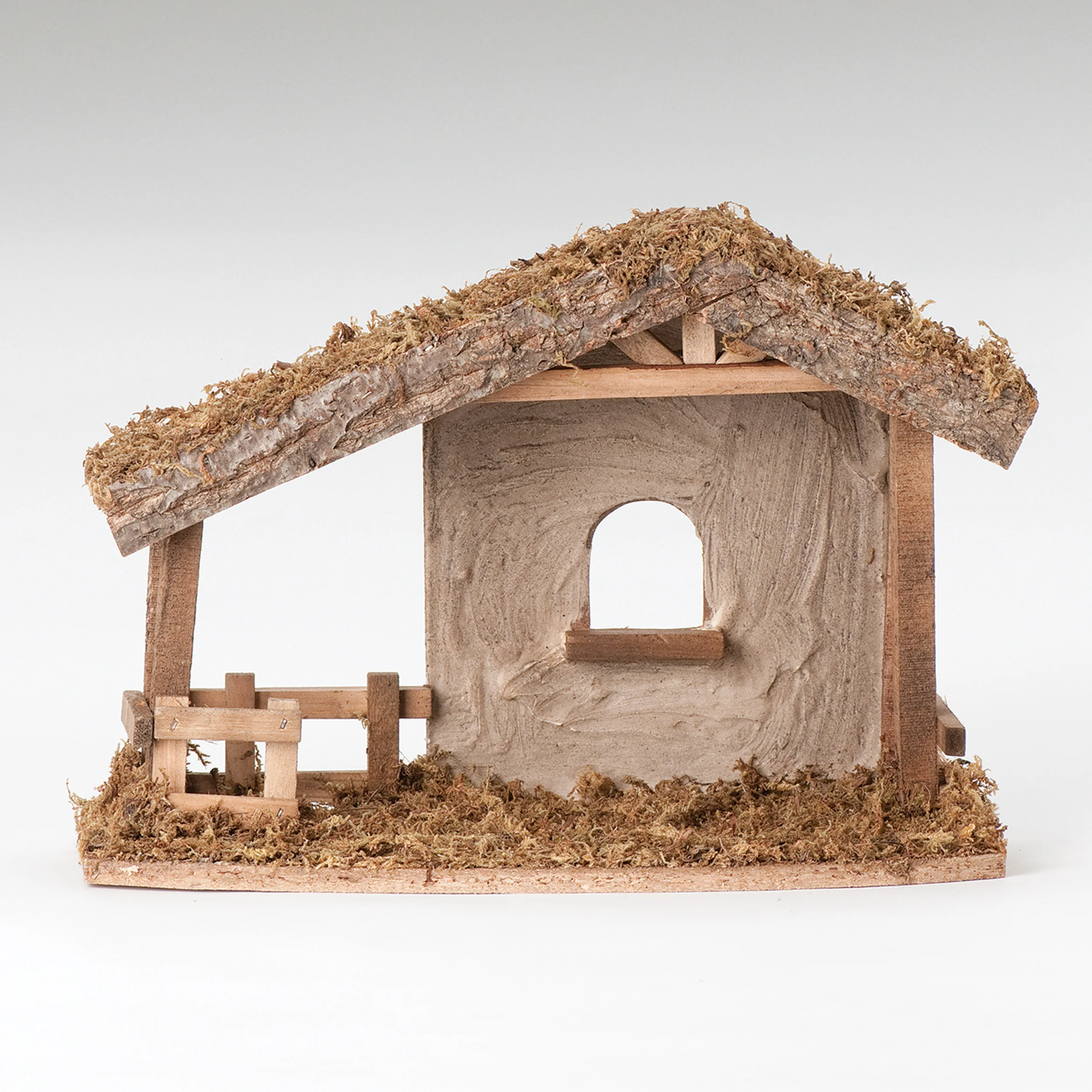 Fontanini Stucco Nativity Stable - 5" Scale