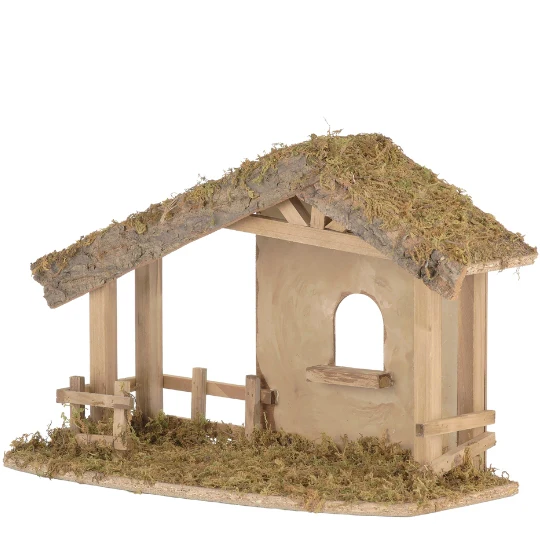 Fontanini Stucco Nativity Stable - 5" Scale - Image 2