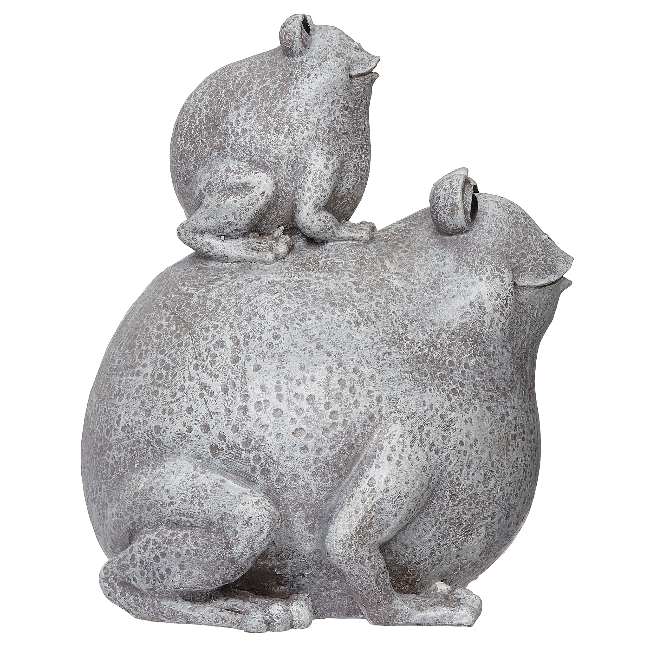 Pudgy Pals Mama Frog & Baby Garden Statue - Image 2