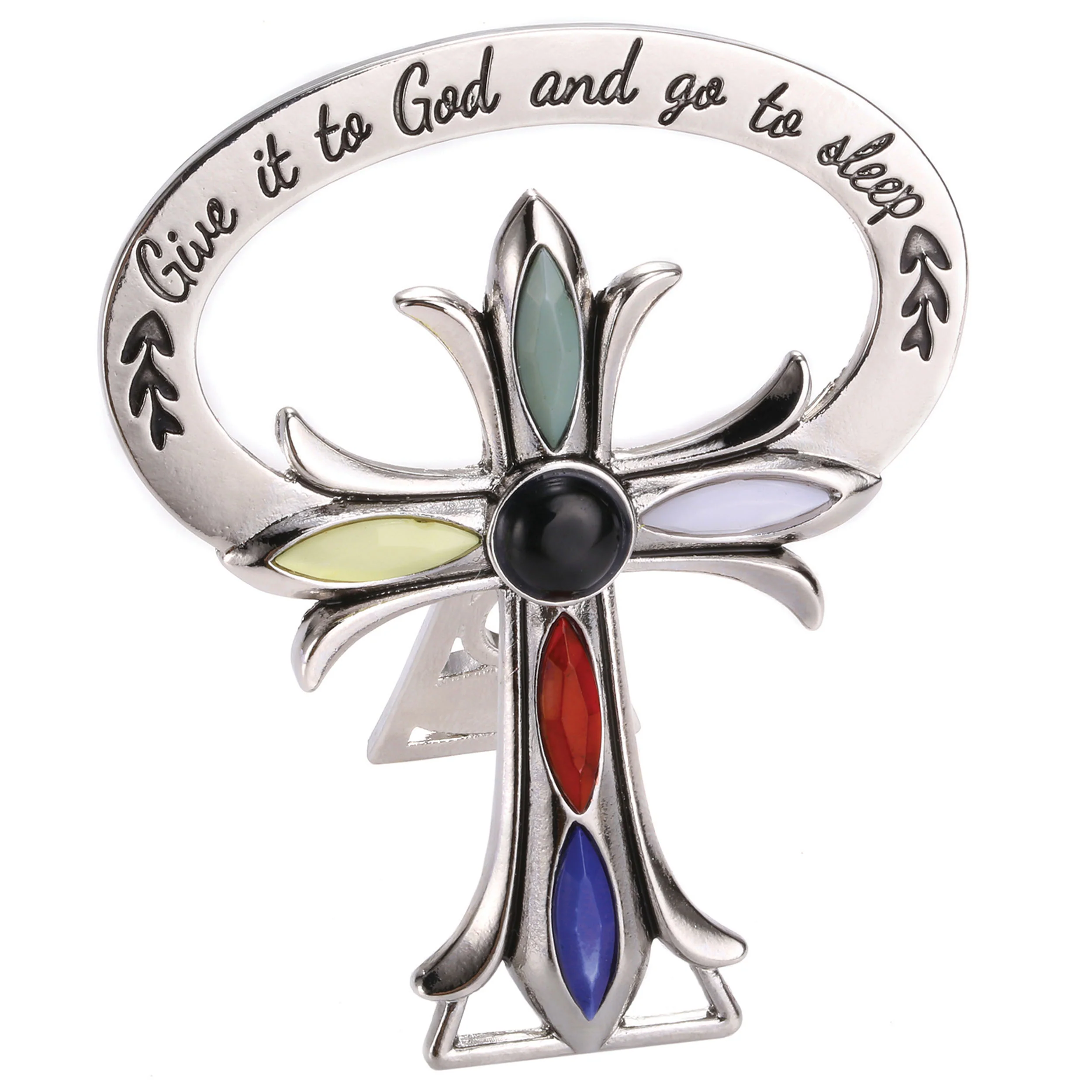 Alexa's Angels "Give It to God and Go to Sleep" Bedside Cross