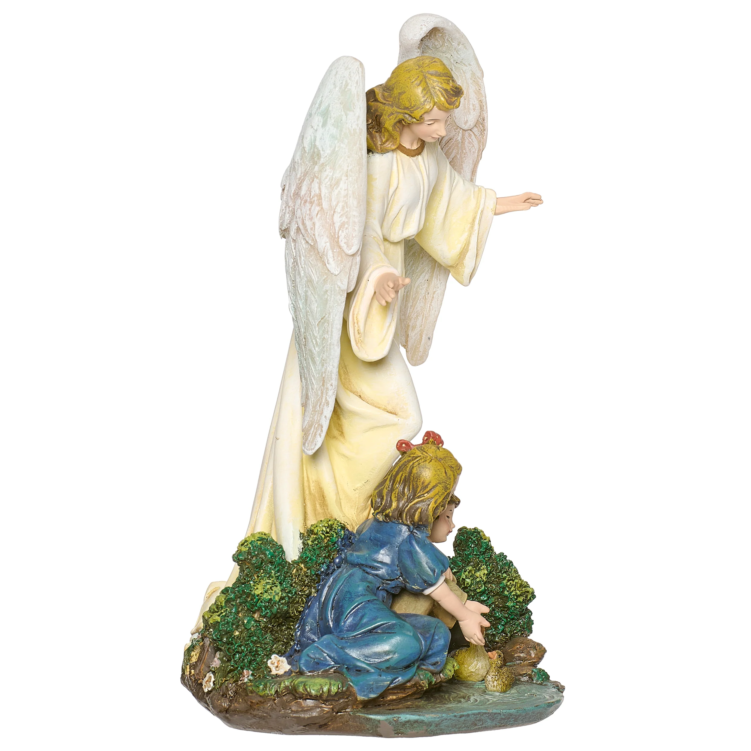 Joseph's Studio Guardian Angel with Child Figure - Renaissance Collection - Image 2