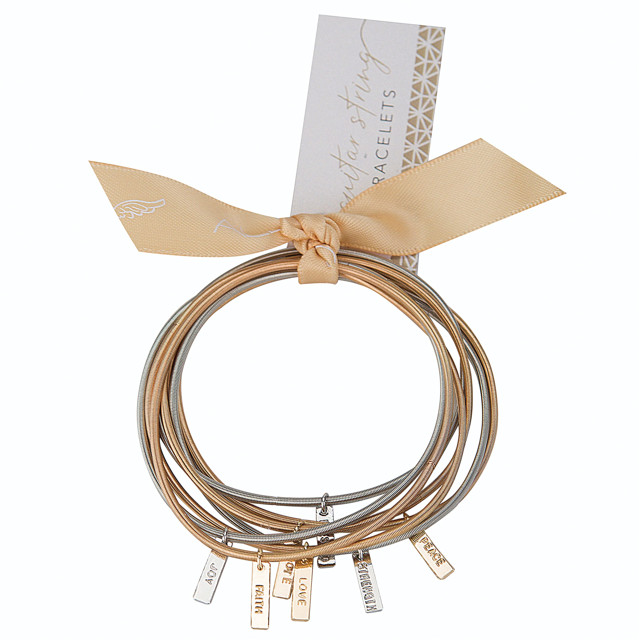 Alexa's Angels Guitar String Intention Bracelet with Charms - Image 3