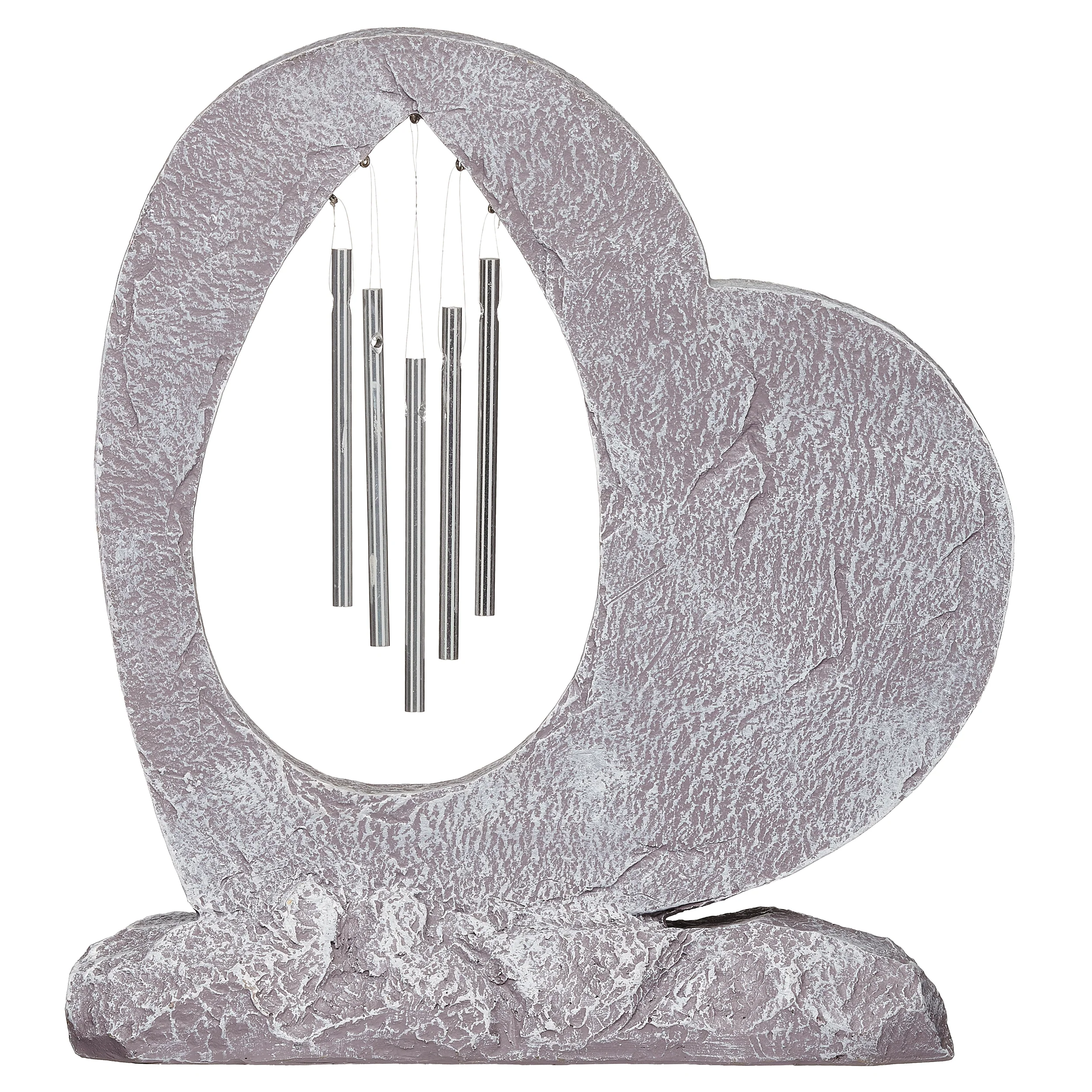 "Gone but Not Forgotten" Heart-Shaped Memorial Wind Chime - Image 3