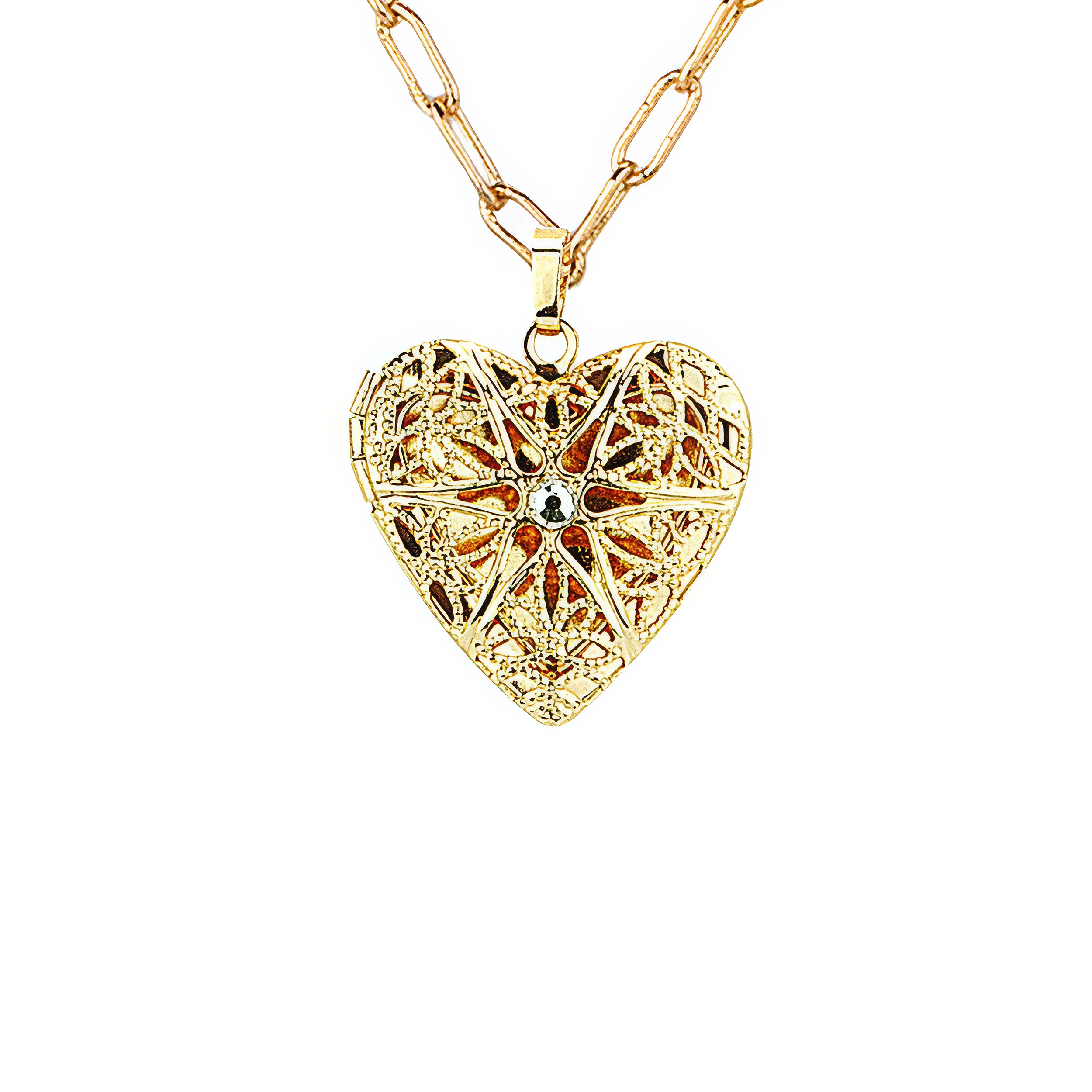 Alexa's Angels Heart Prayer Box Locket Necklace - Image 2