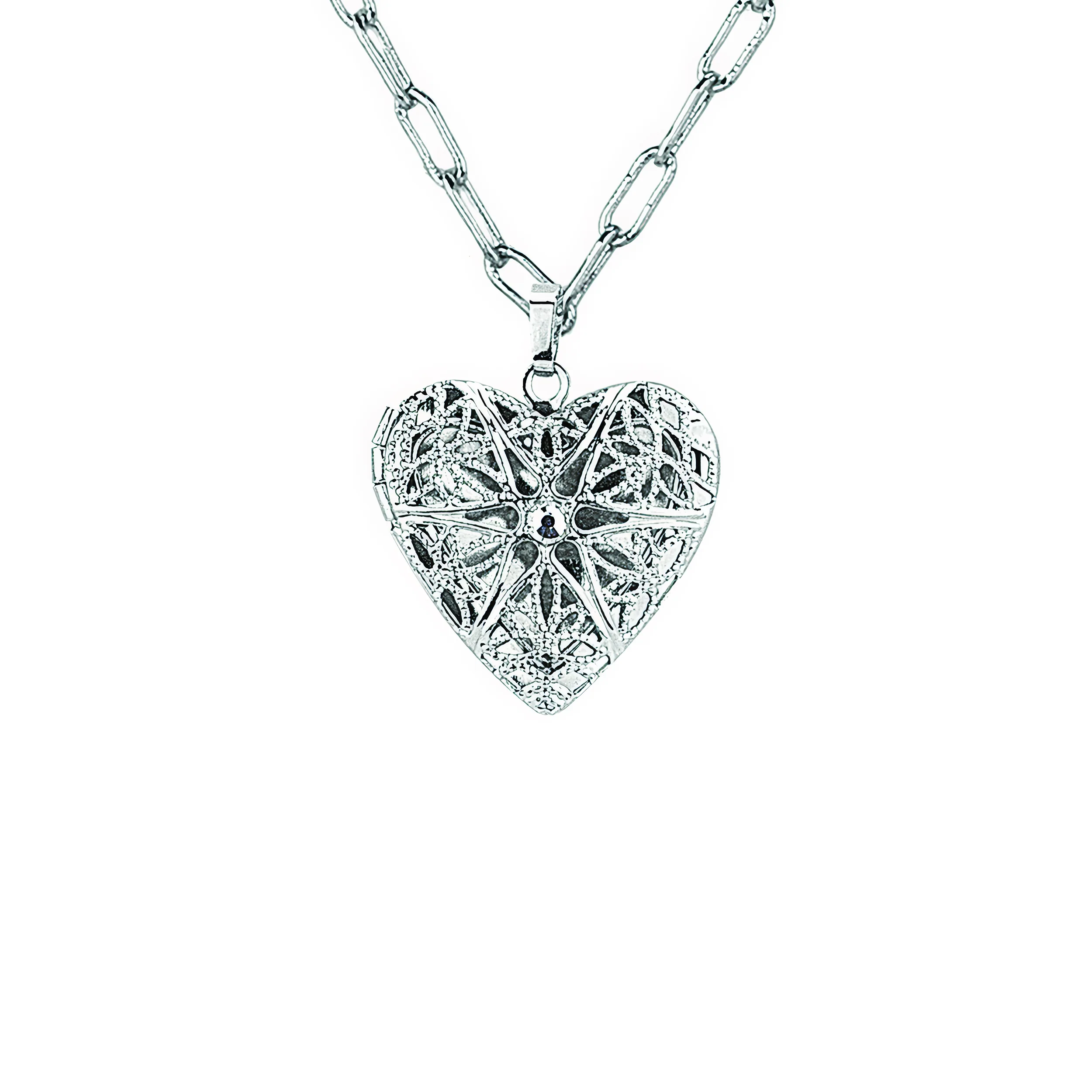 Alexa's Angels Heart Prayer Box Locket Necklace - Image 4