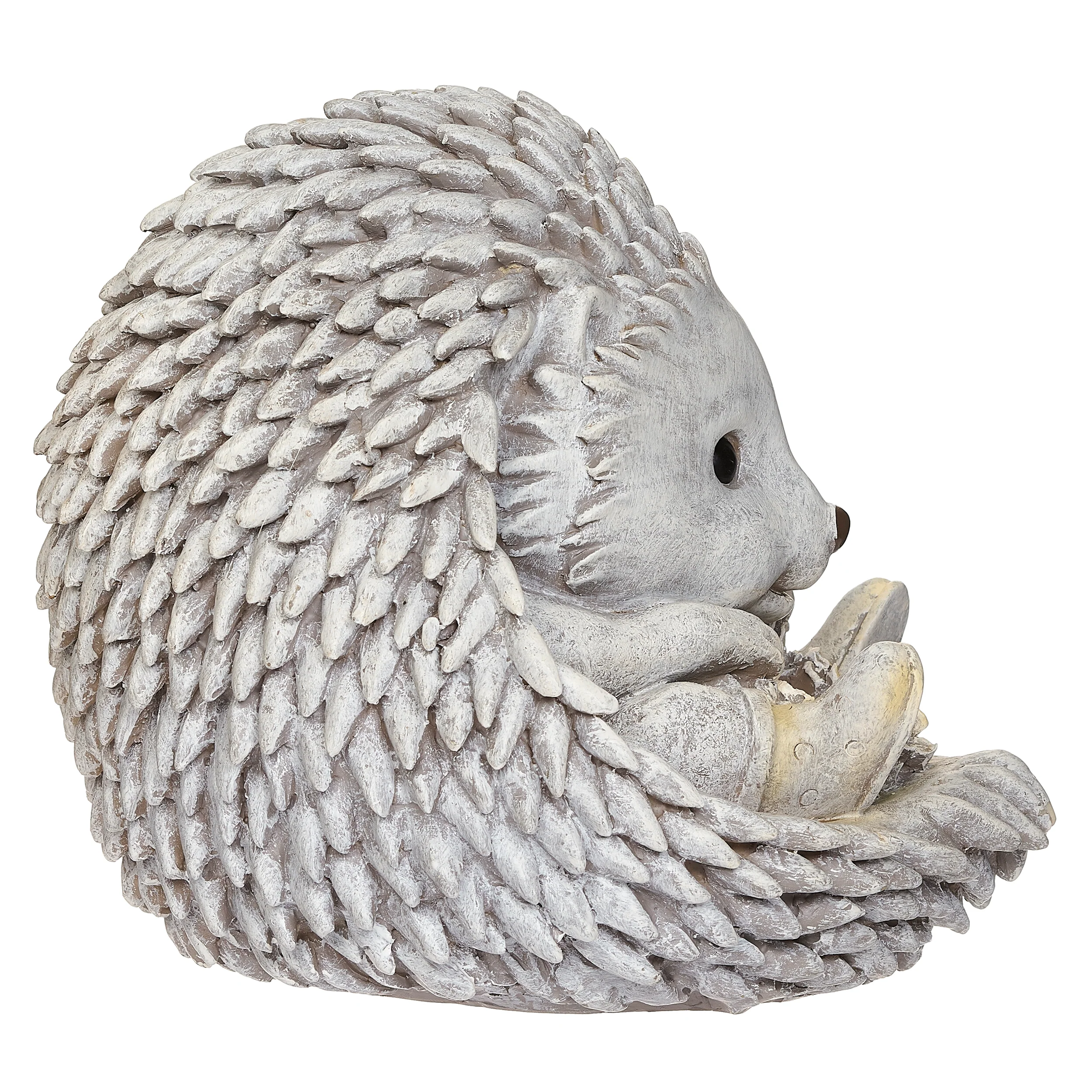 Pudgy Pals Hedgehog in Rain Boots Garden Statue - Image 2