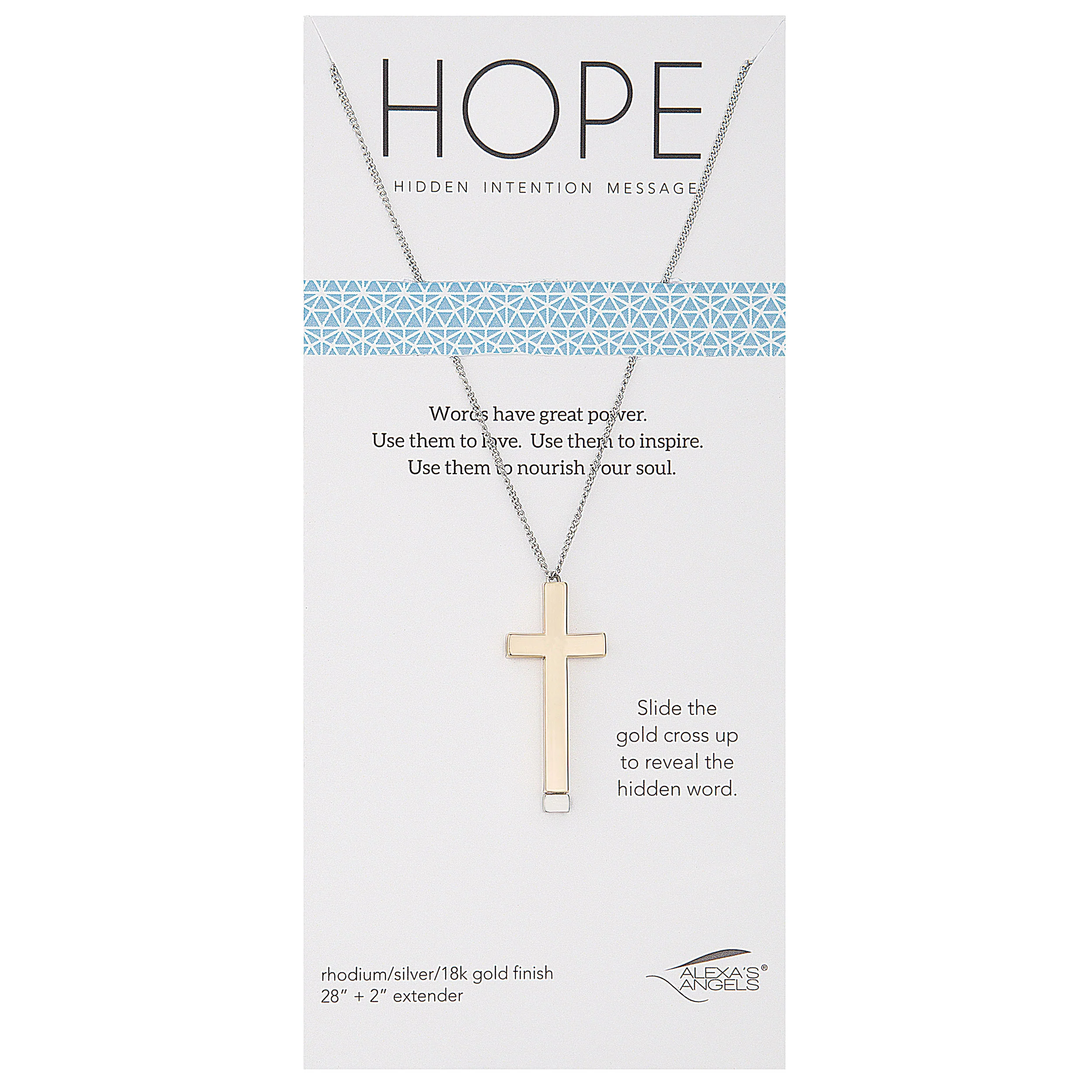 Alexa's Angels Hidden Message Cross Necklace - Image 3