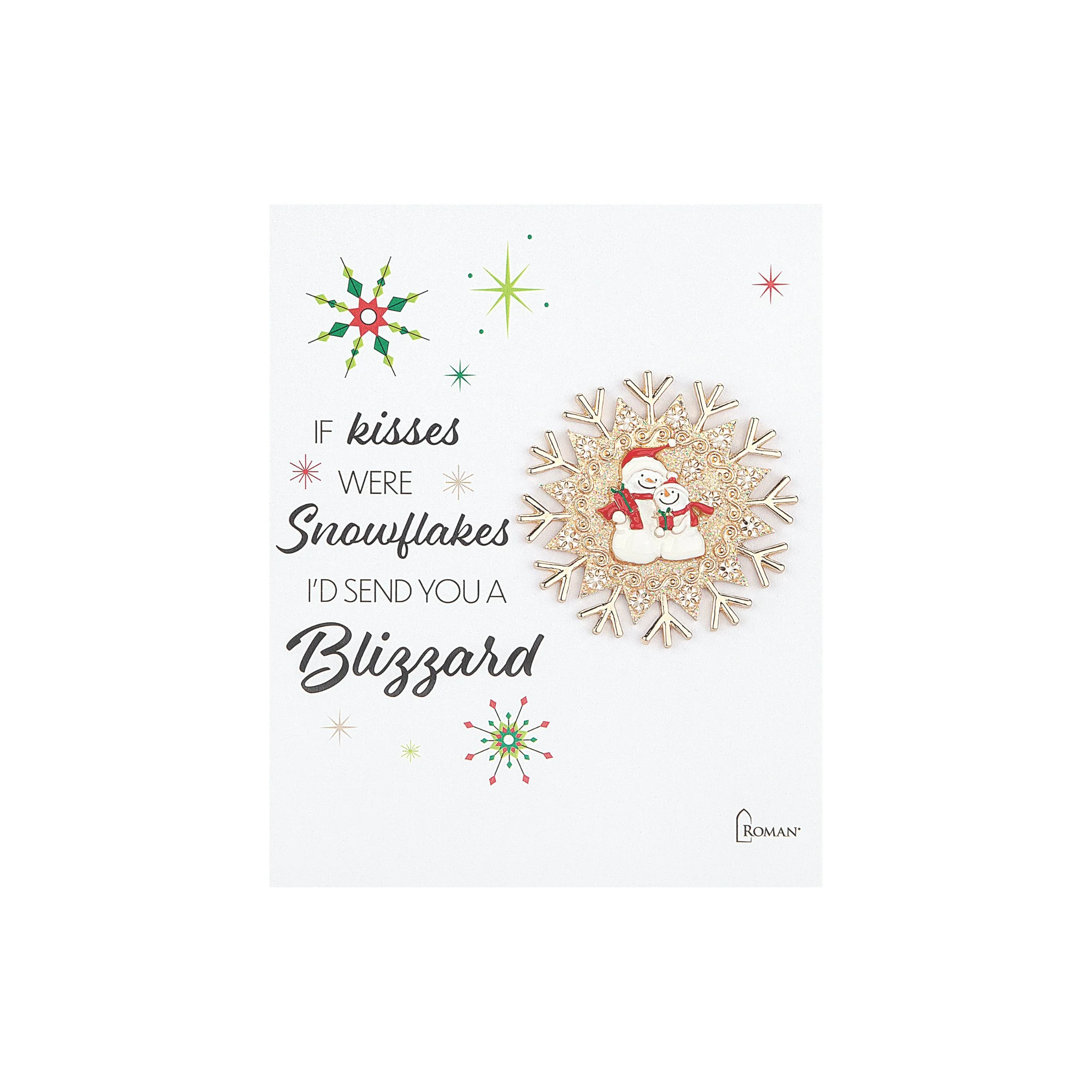 "If Kisses were Snowflakes" Snowman Pin - Image 2