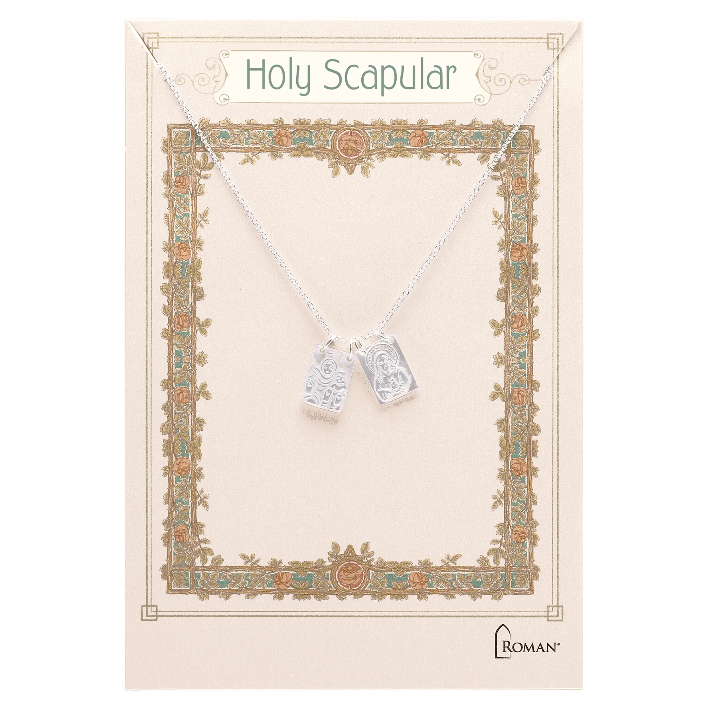 Scapular Necklace with Petite Shell Inlay Pendants - Image 2
