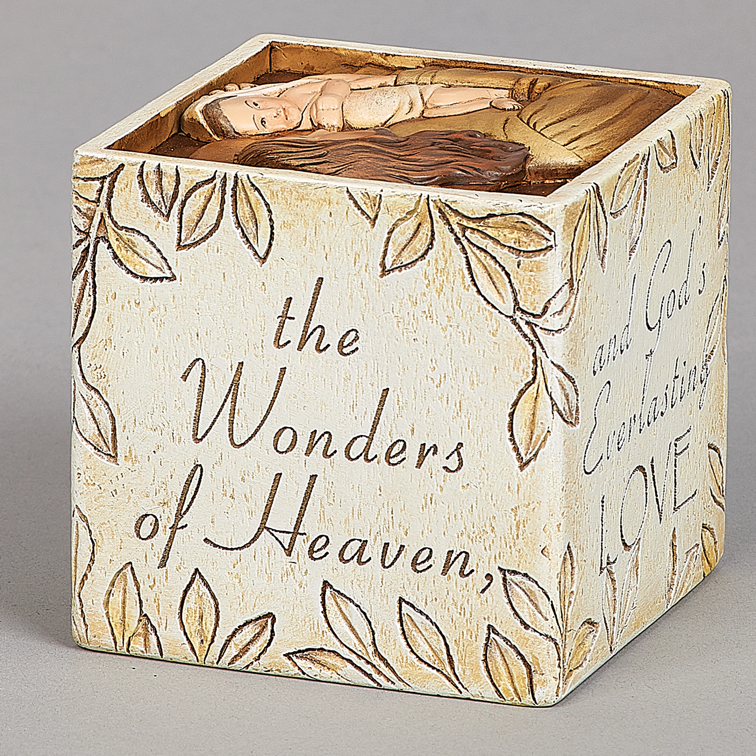 Joseph's Studio Colorful Uplifting Jesus Loves Me Cube - Image 4