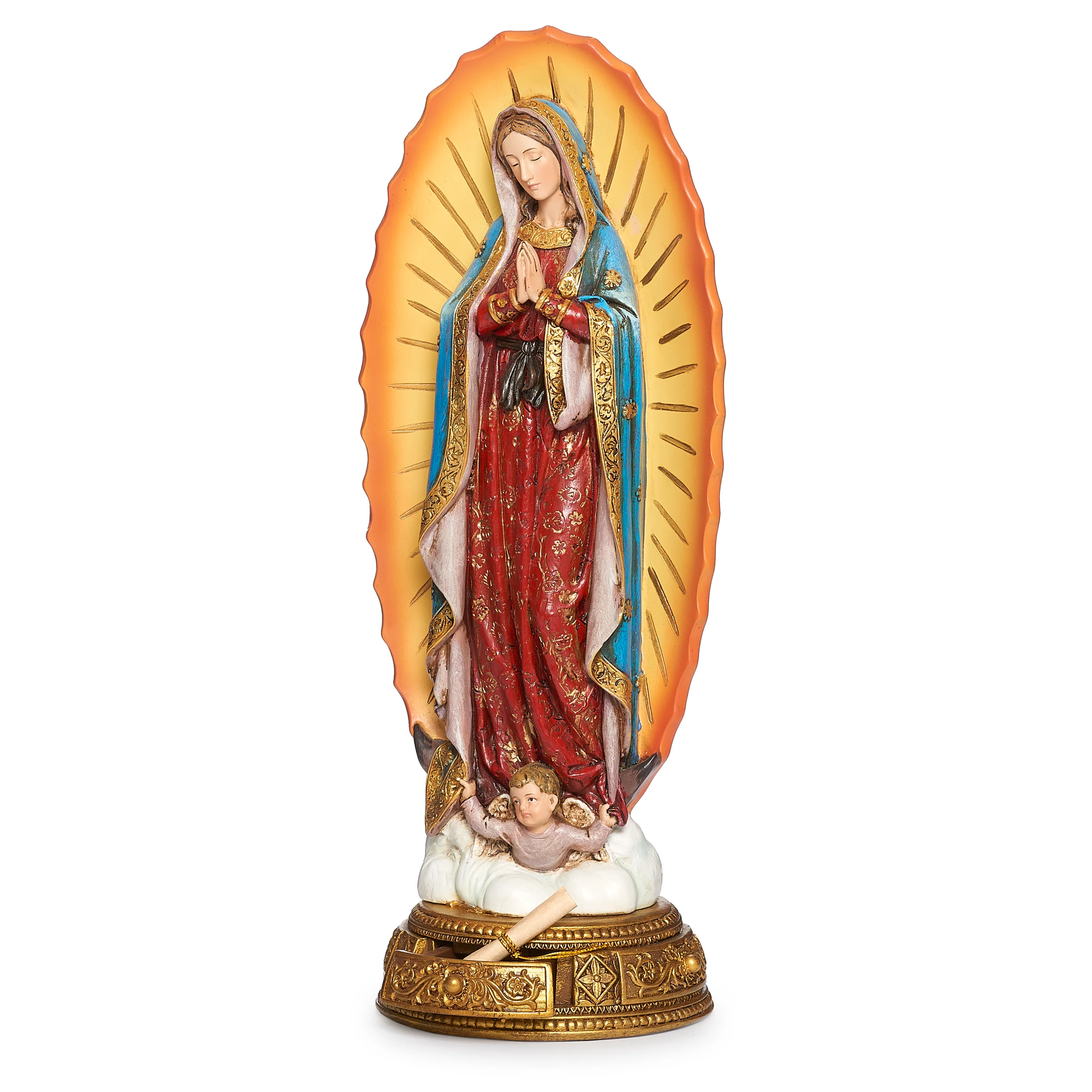 Joseph’s Studio Heavenly Protectors Our Lady of Guadalupe Figure - Renaissance Collection - Image 2