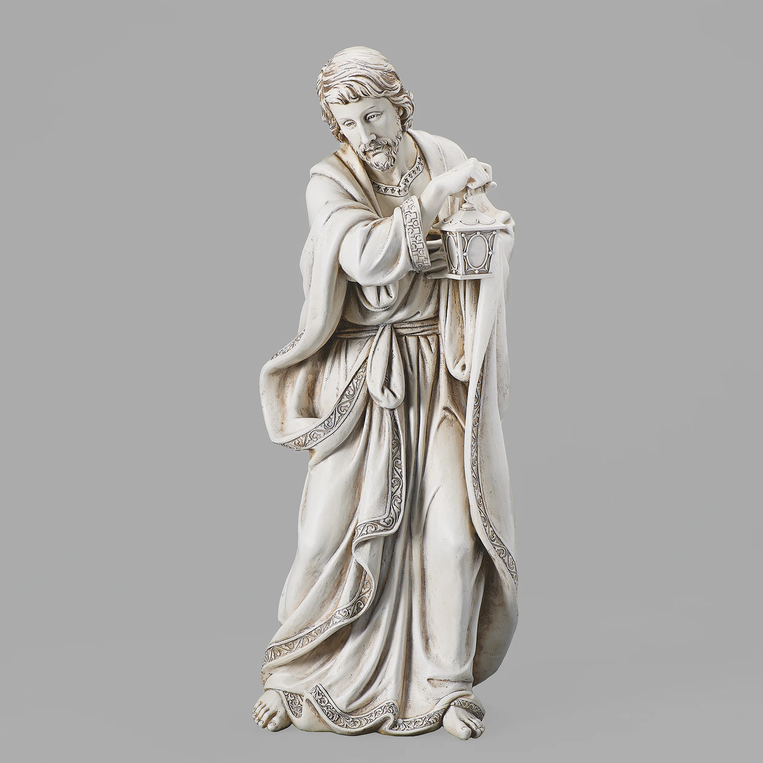 Joseph's Studio Joseph with Lantern Garden Figure - 21" Scale