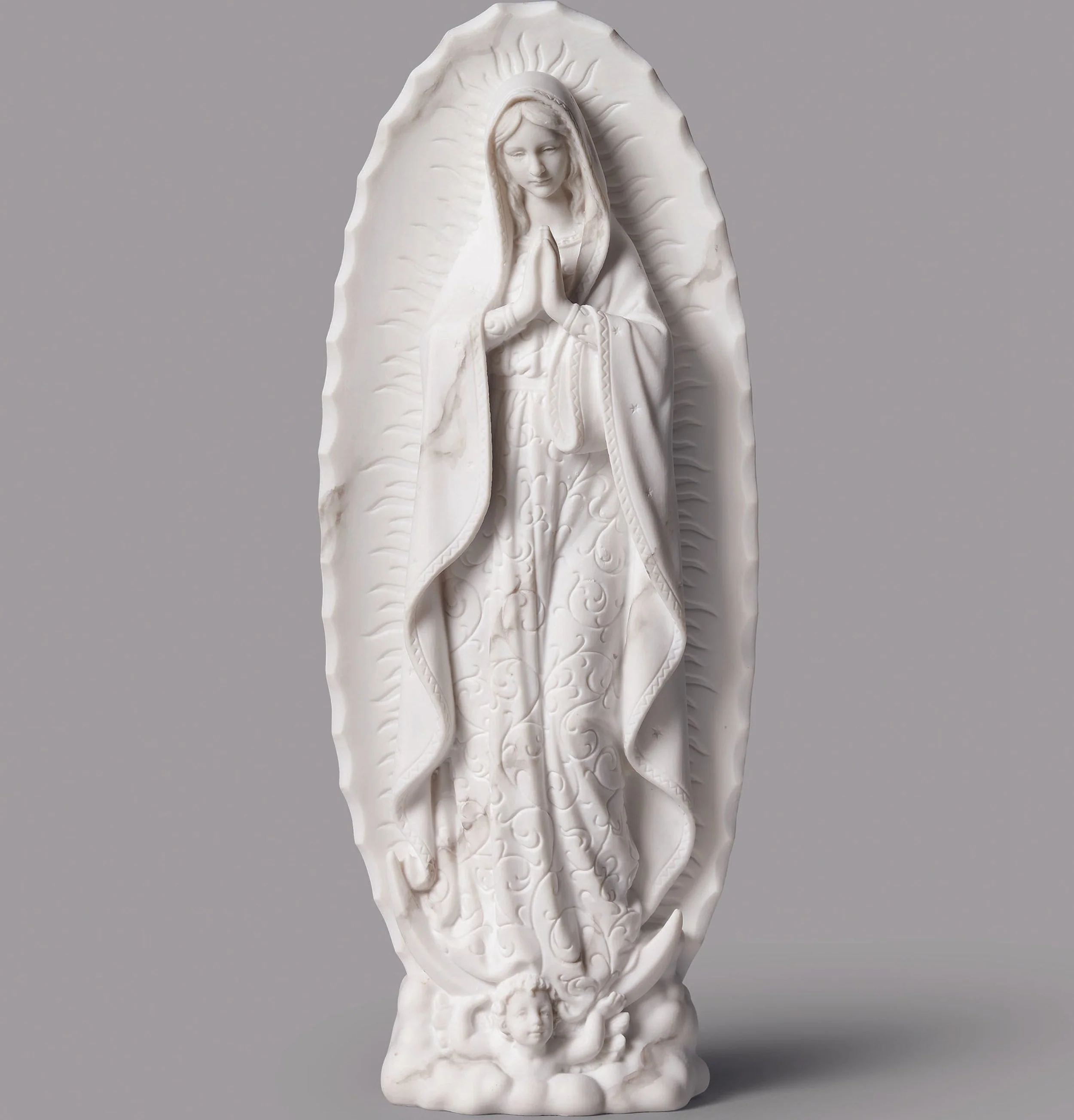 Joseph’s Studio Marble-Look Lady of Guadalupe Figure - Renaissance Collection