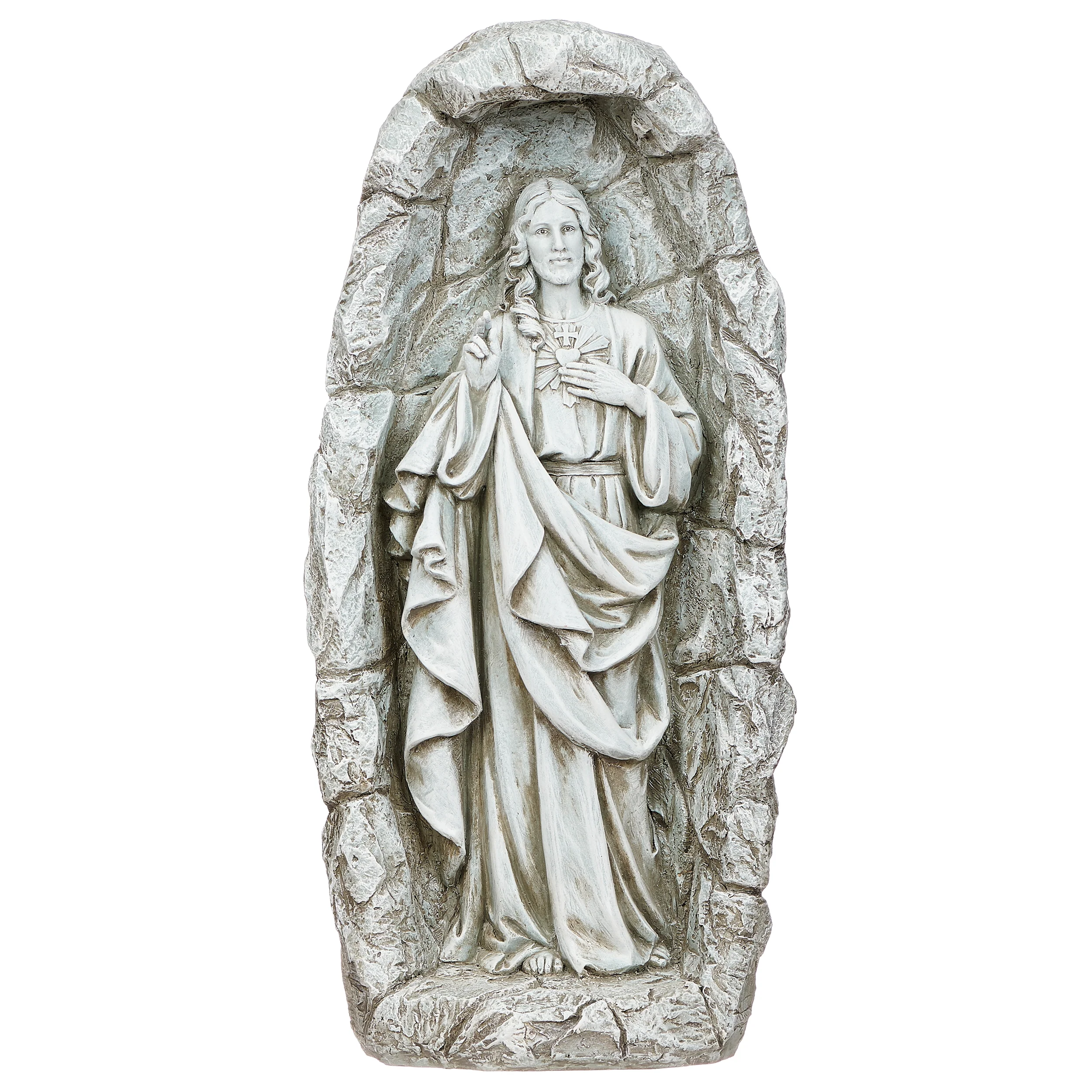 Joseph’s Studio Solar Sacred Heart Grotto Garden Statue - Image 5