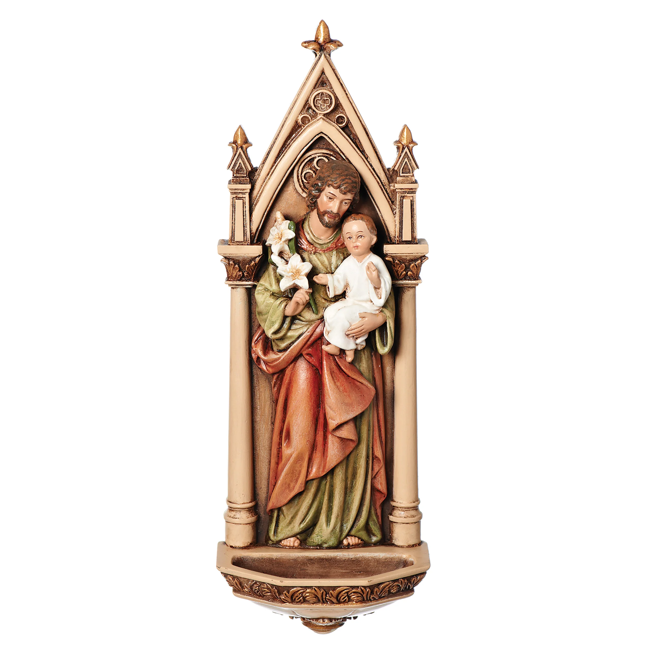 Joseph's Studio St. Joseph Water Font - Renaissance Collection