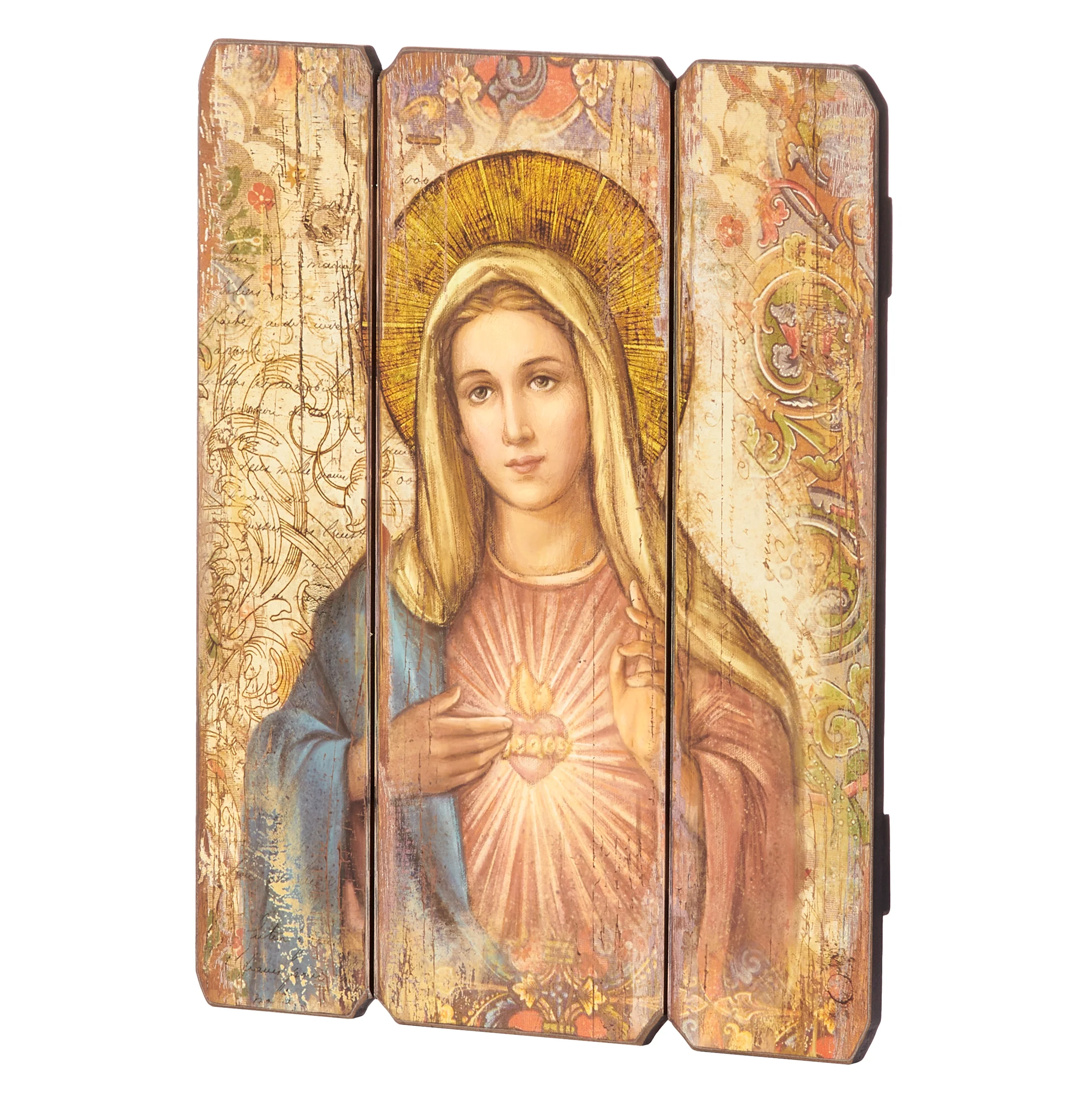 Joseph's Studio Immaculate Heart of Mary Decorative Panel - Image 3