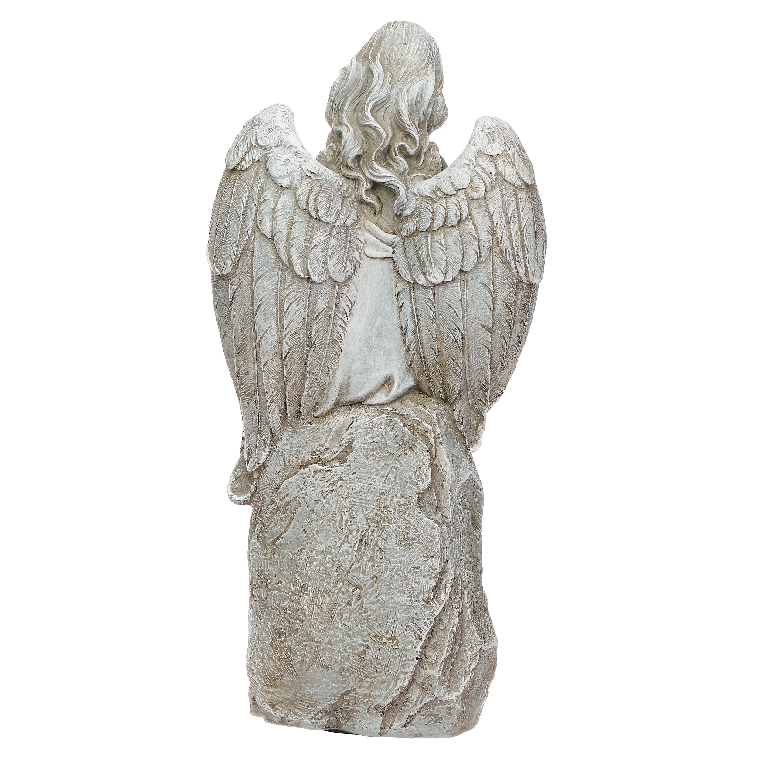 Joseph's Studio Angel Holding Flowers Garden Statue - Image 2